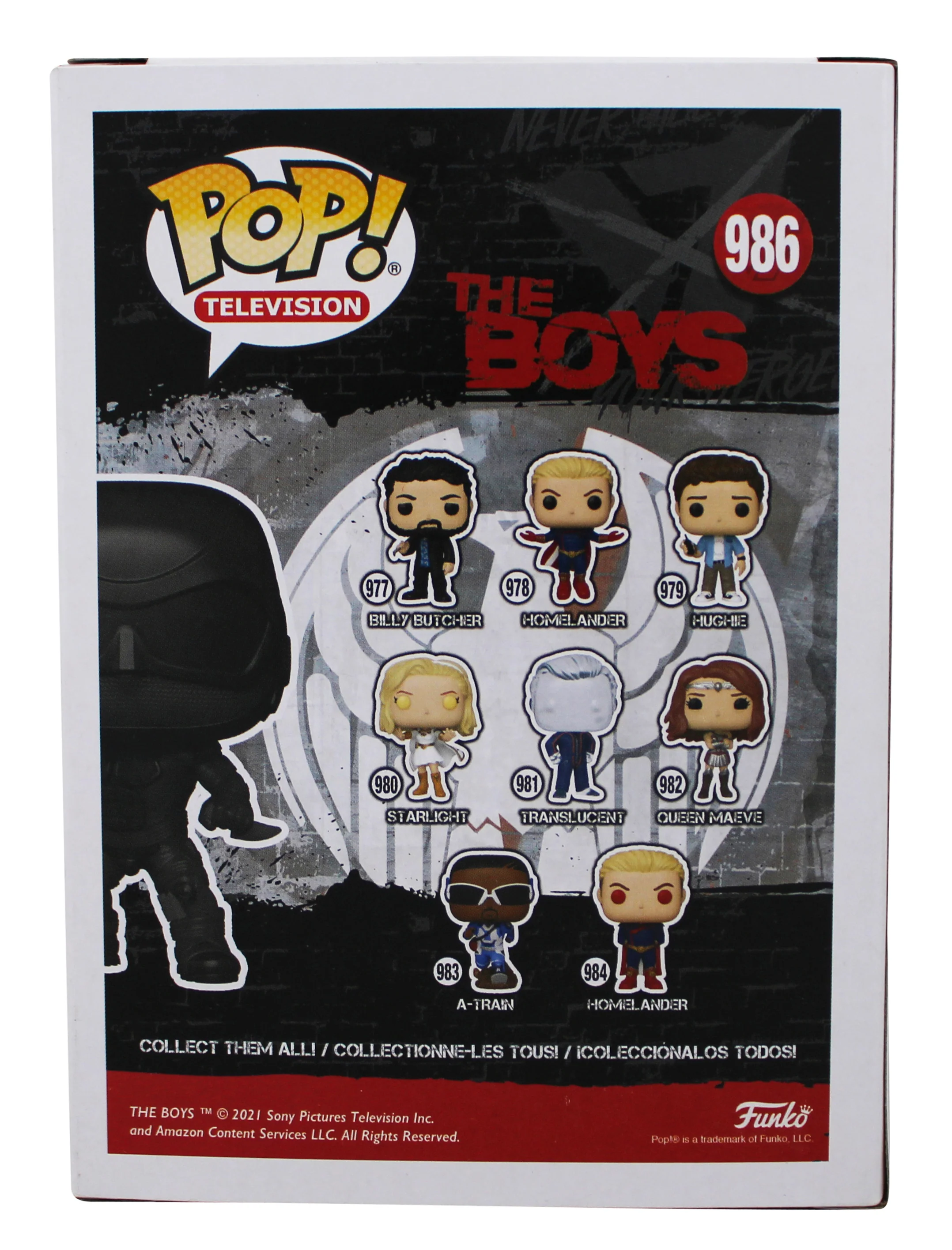 Nathan Mitchell The Boys "Black Noir" Signed #986 Funko Pop Figure JSA #AW31950 - Image 5