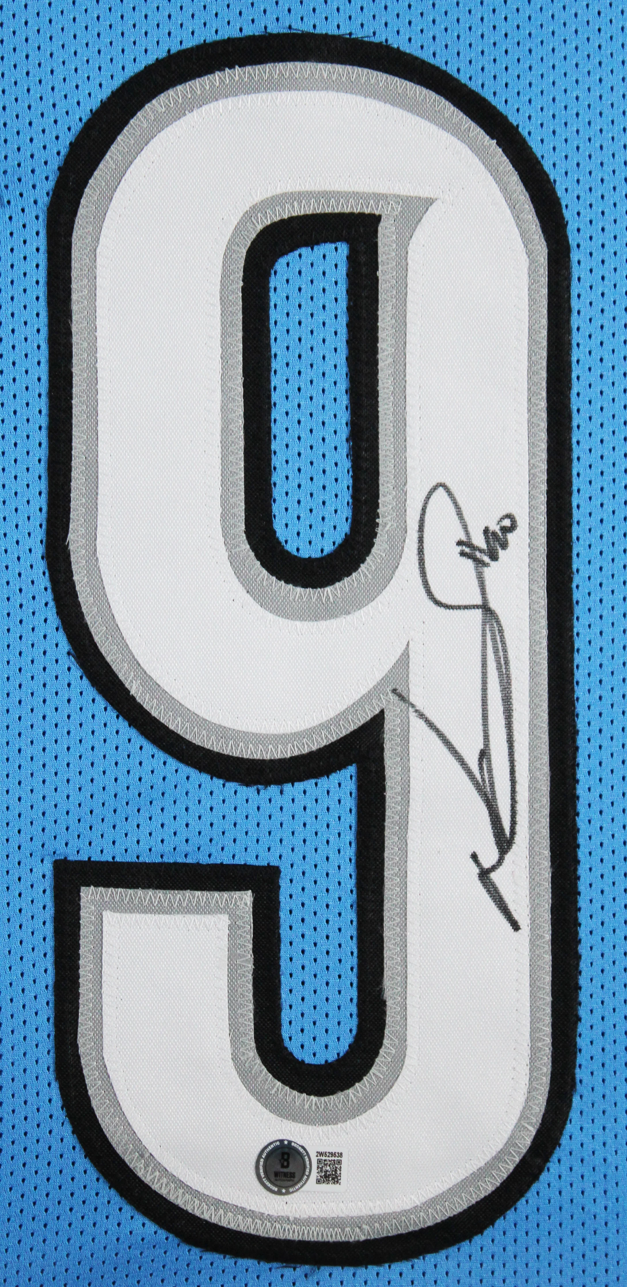 Ndamukong Suh Authentic Signed Blue Pro Style Framed Jersey BAS Witnessed - Image 3