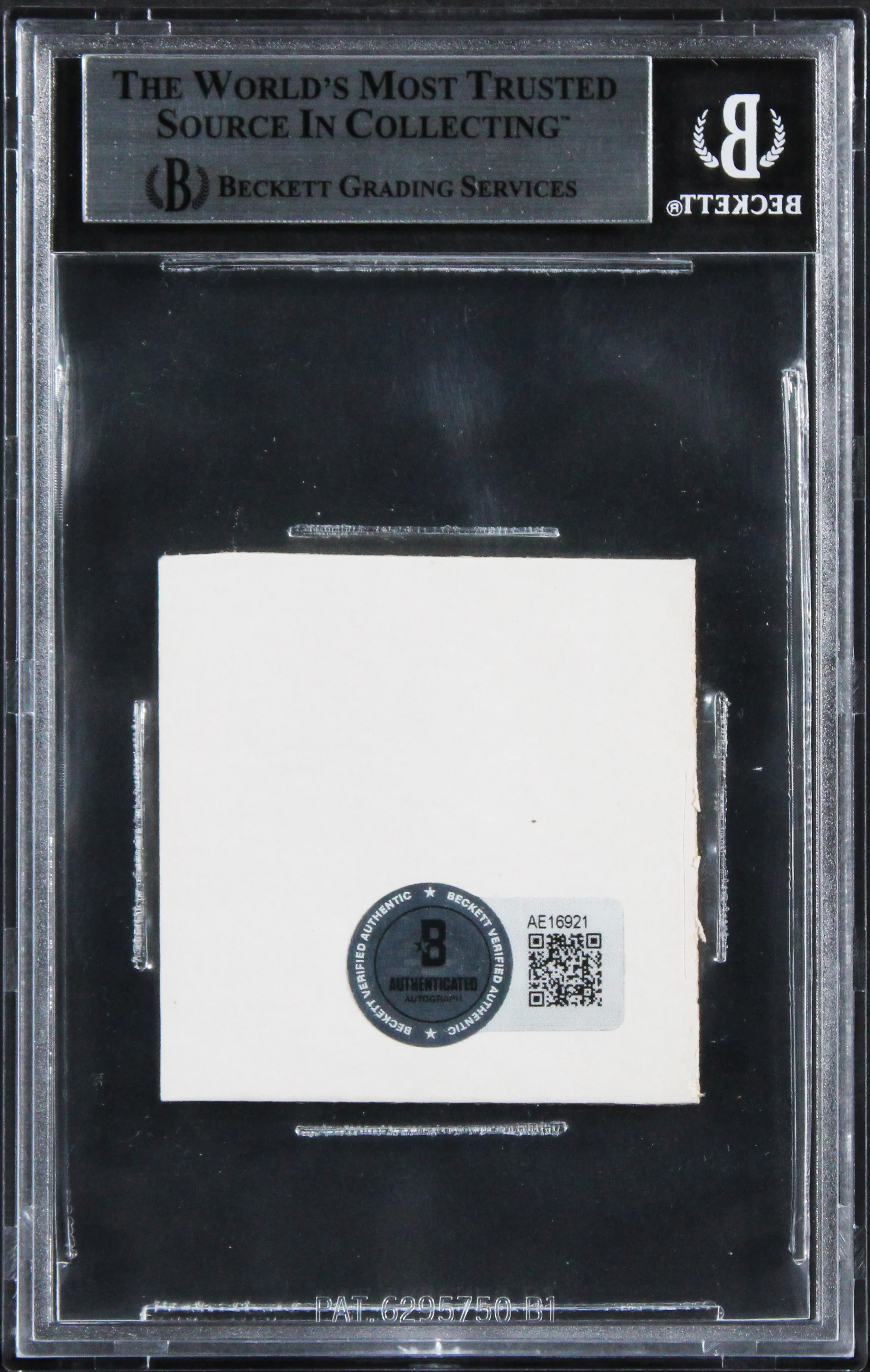 Neil Armstrong Apollo 11 Authentic Signed 2x2 Cut Signature BAS Slabbed - Image 3