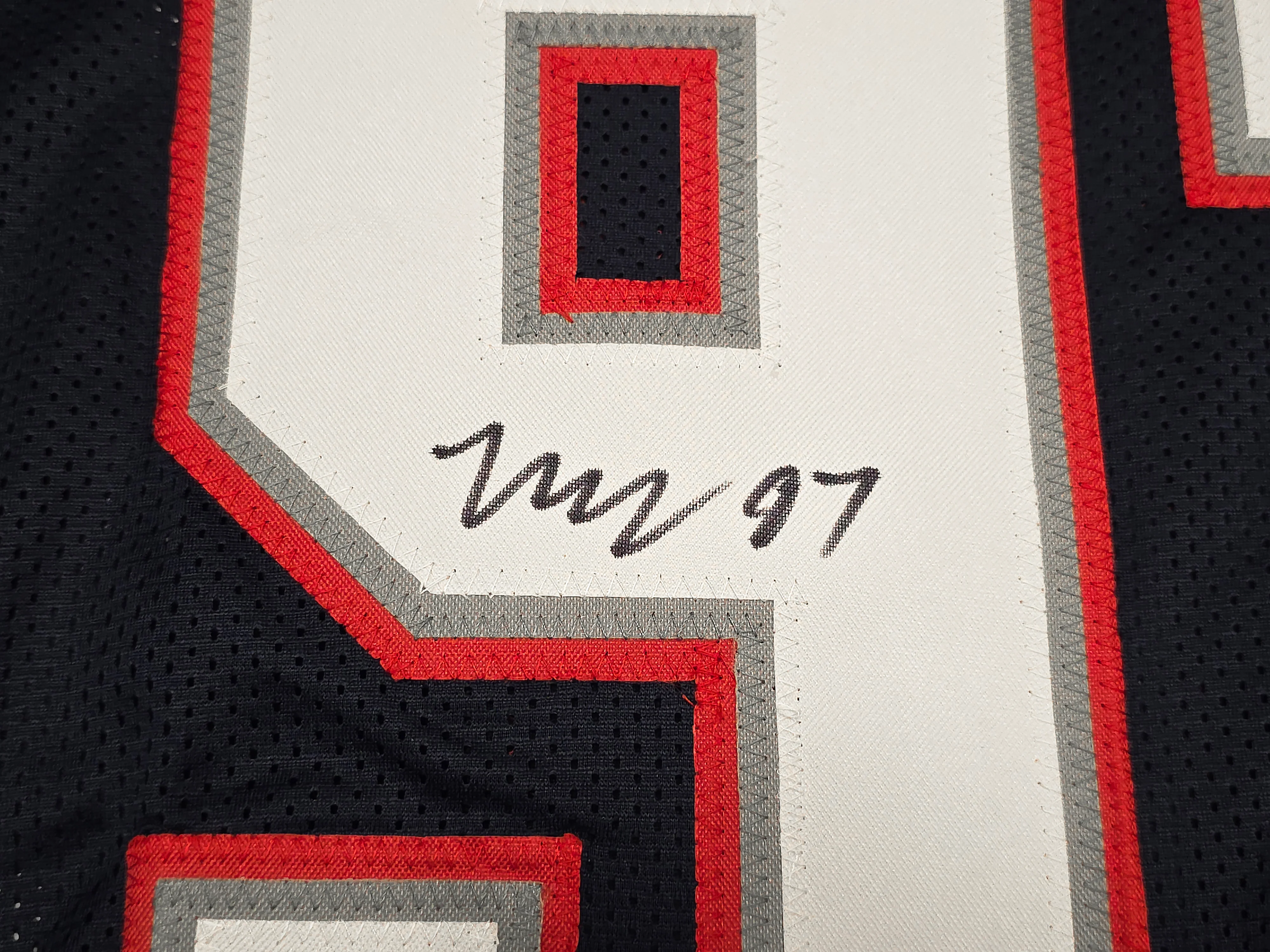 New England Patriots Milton Williams Autographed Blue Jersey Beckett BAS Witness Stock #261849 - Image 3