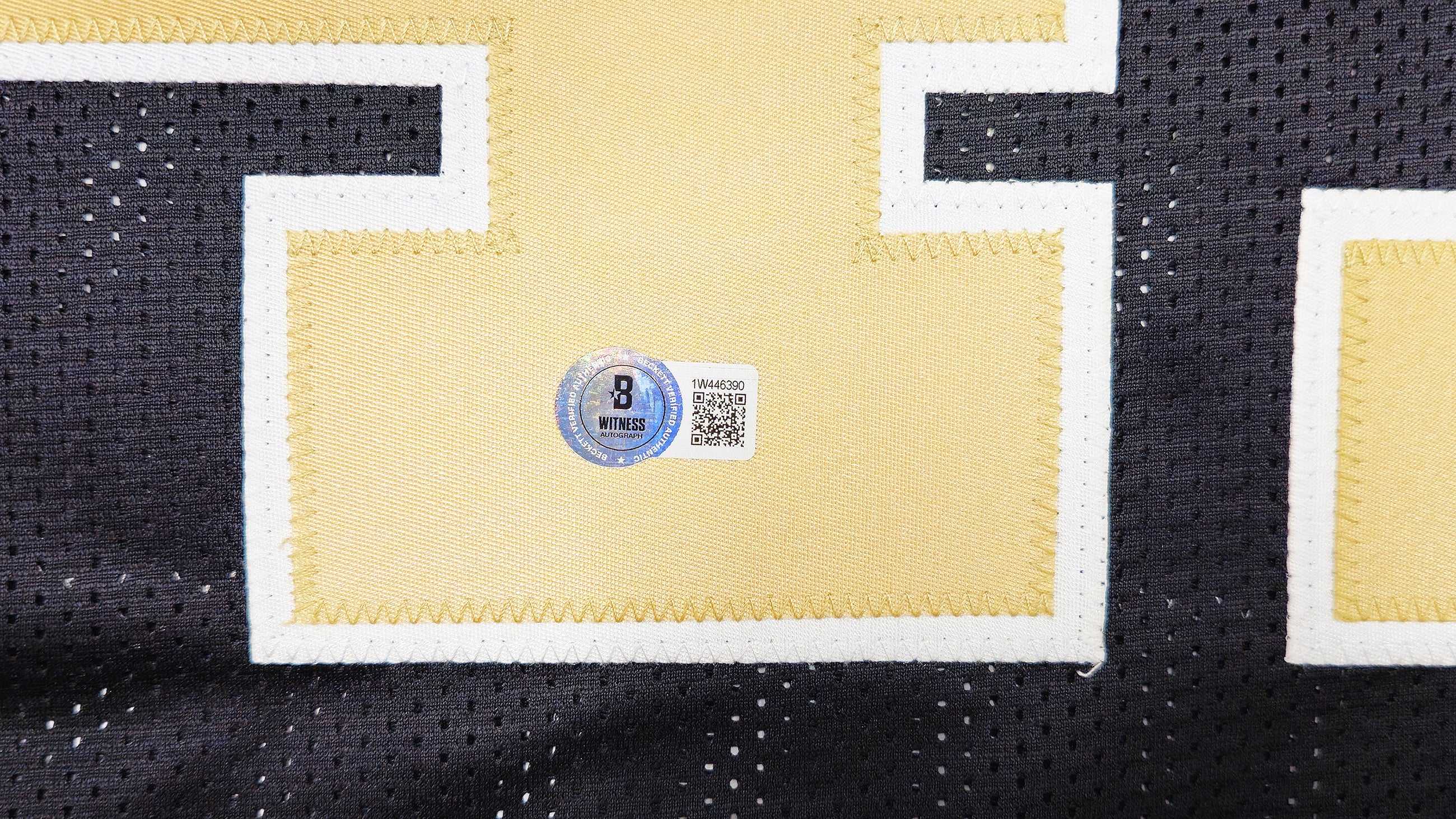 New Orleans Saints Alvin Kamara Autographed Black Jersey Beckett BAS Witness Stock #238209 - Image 5