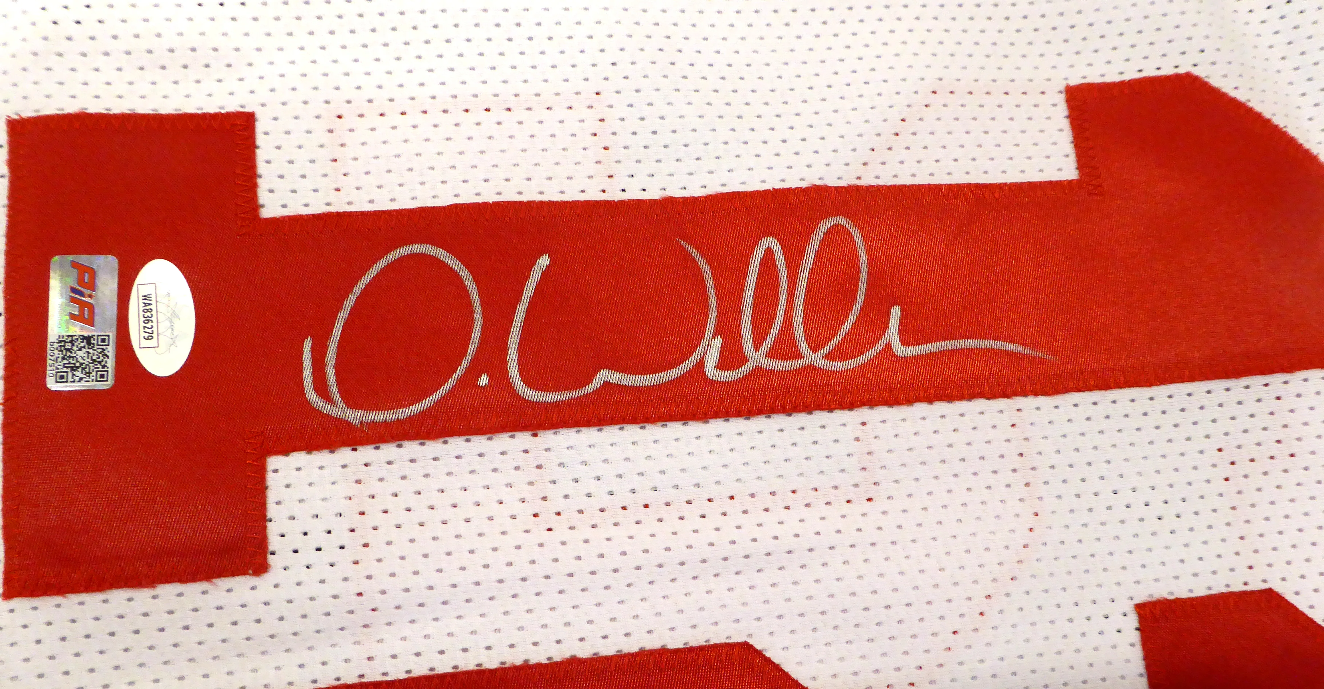 New York Giants Darren Waller Autographed White Jersey JSA #WA836279 - Image 3