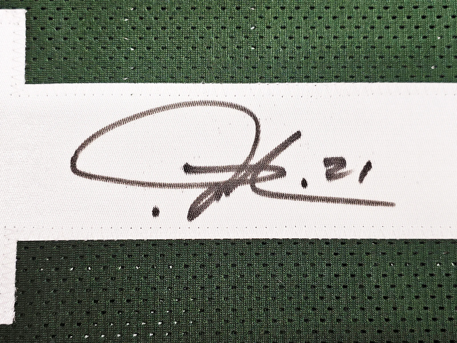 New York Jets LaDainian Tomlinson Autographed Green Jersey Beckett BAS QR Stock #215002 - Image 4