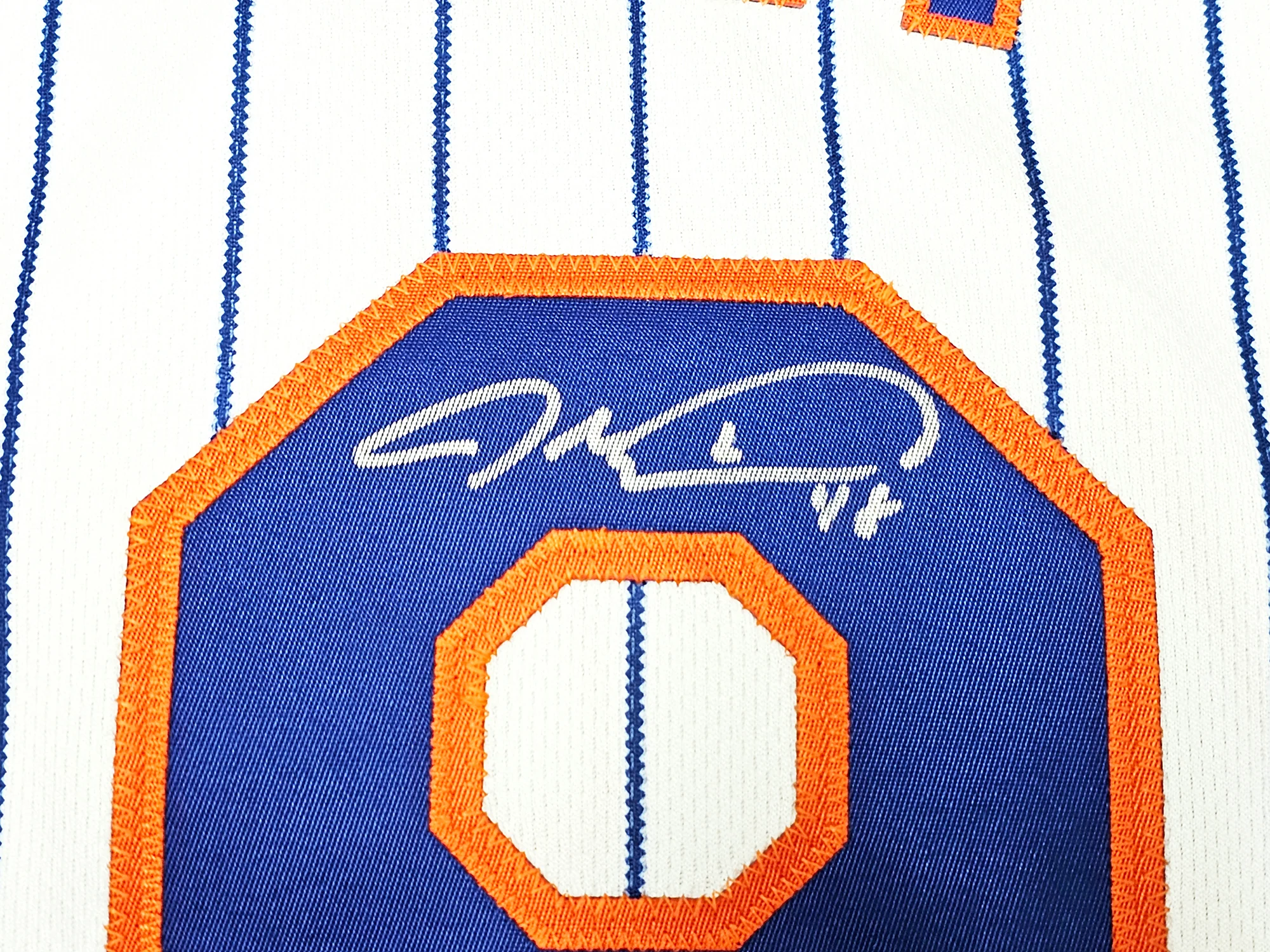 New York Mets Jacob deGrom Autographed White Nike Authentic Jersey Size 44 "18-19 NL CY" Fanatics Holo Stock #218734 - Image 4