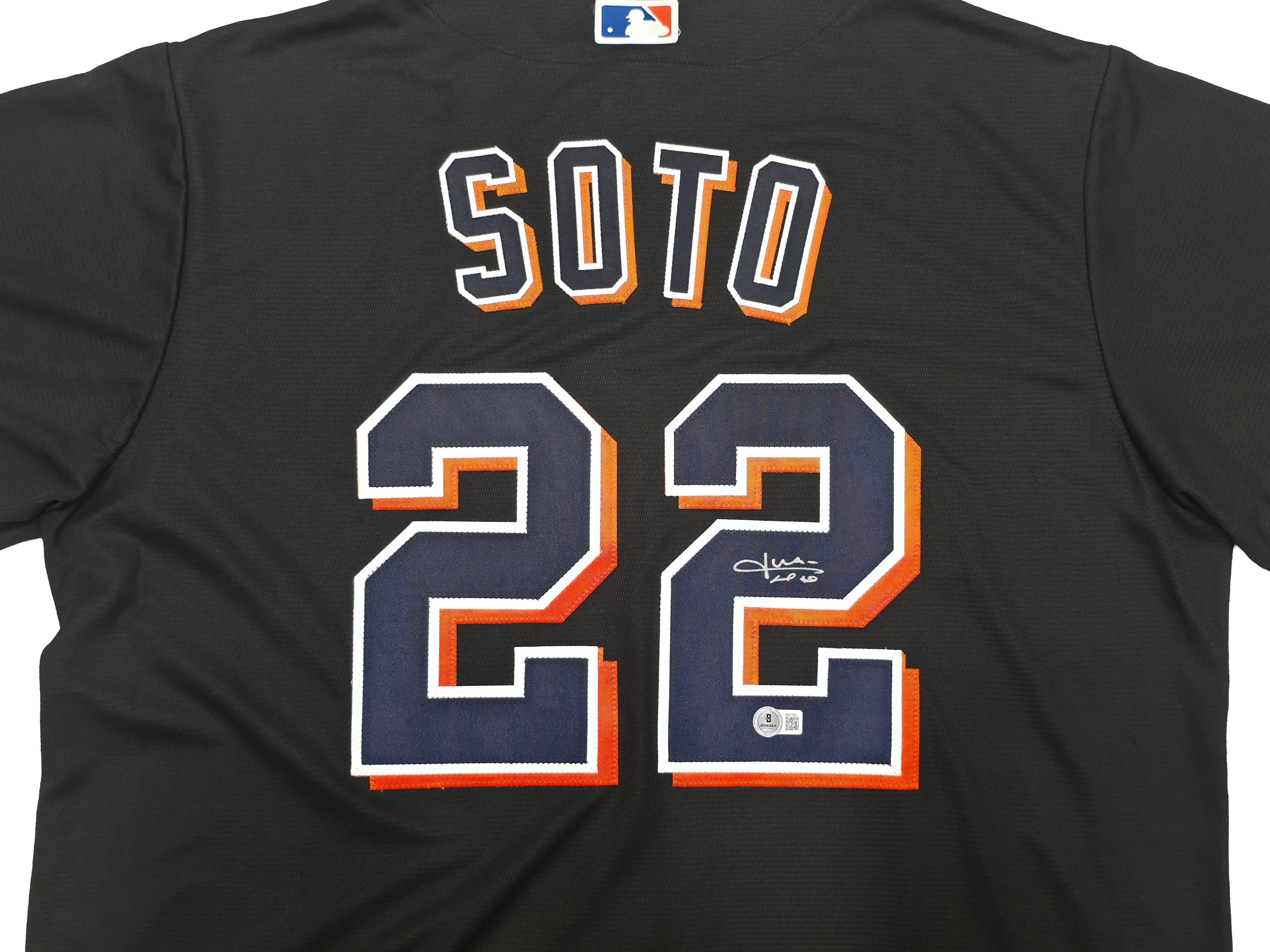 New York Mets Juan Soto Autographed Black Nike Jersey Size XL Beckett BAS QR Stock #252777 - Image 3