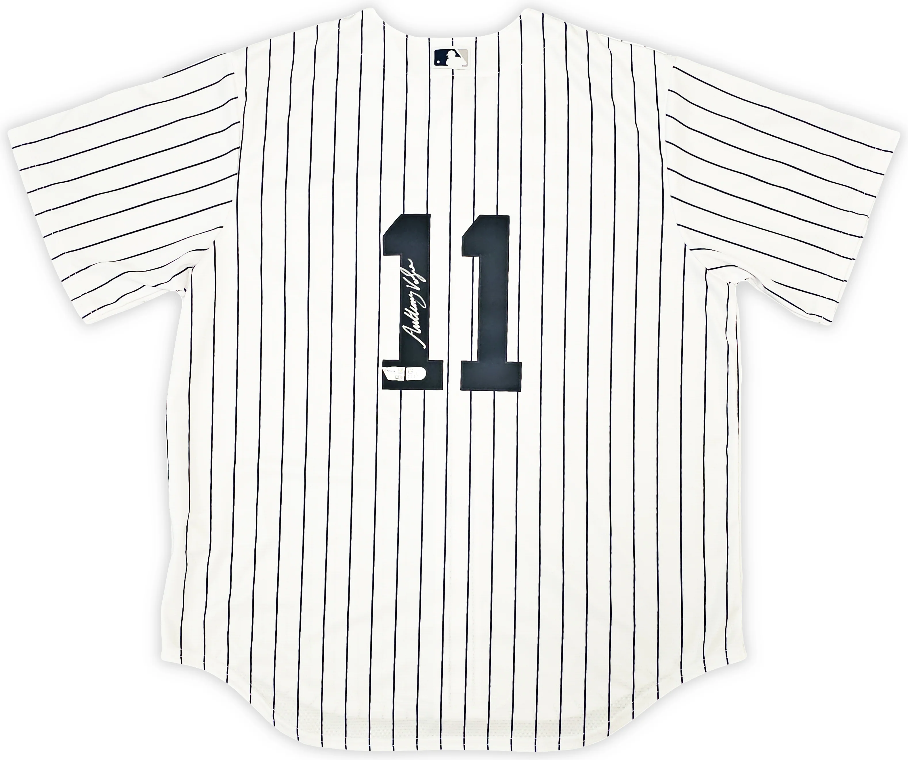 New York Yankees Anthony Volpe Autographed White Nike Jersey Size XL Fanatics Holo Stock #218757 - Image 2