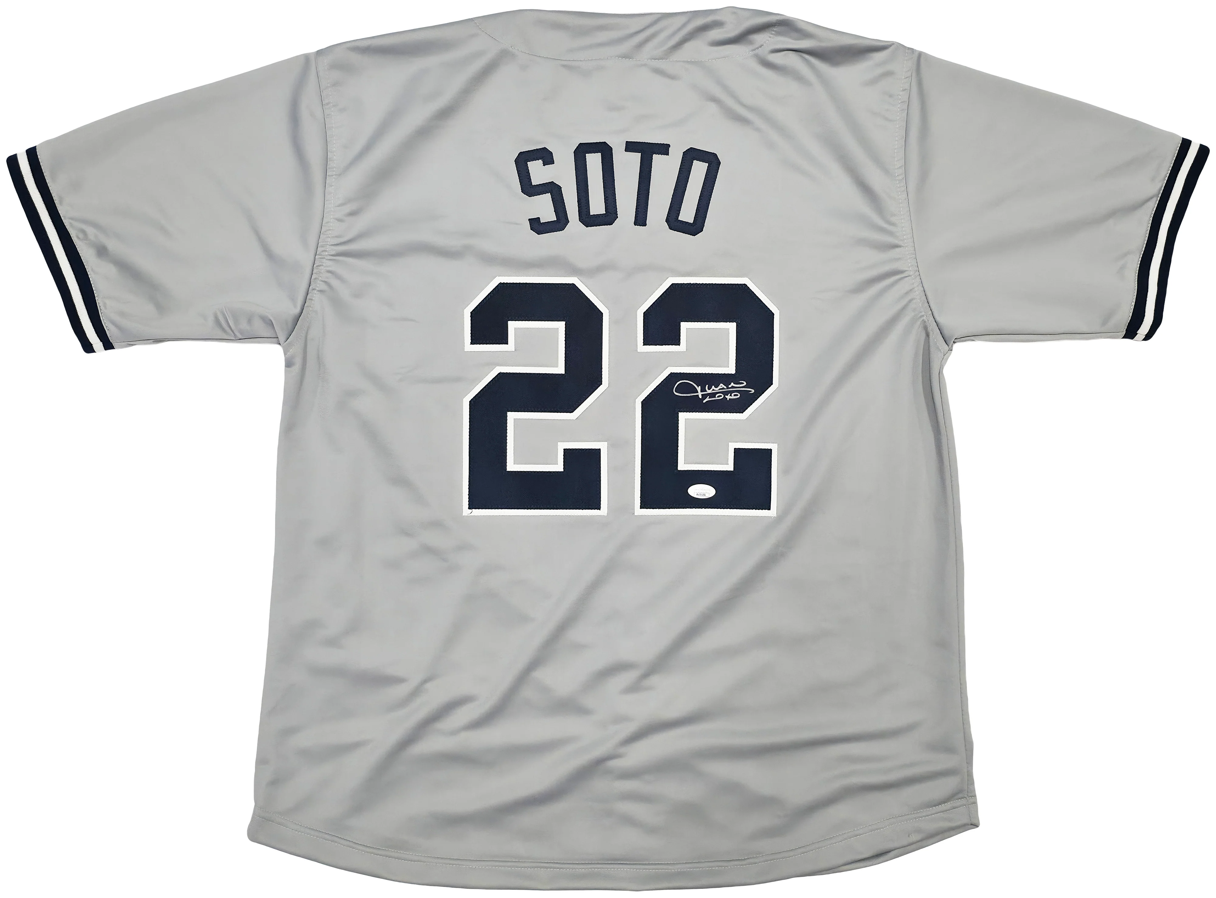 New York Yankees Juan Soto Autographed Gray Jersey JSA Stock #250495 - Image 2