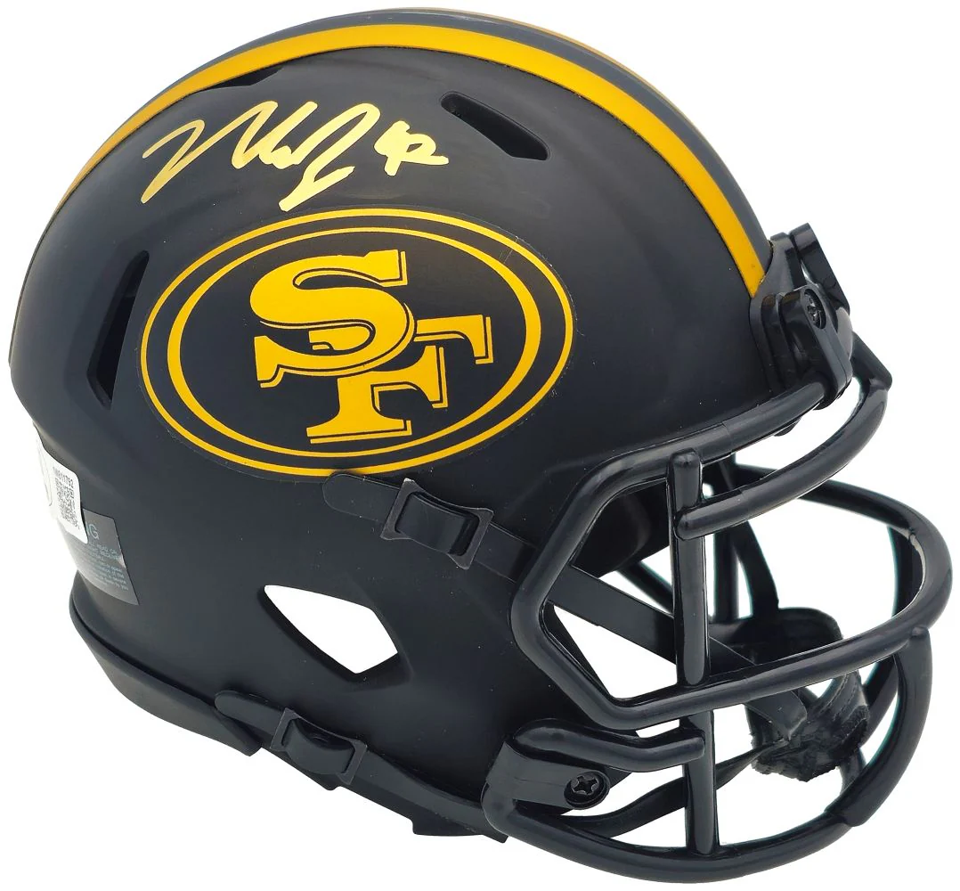 Nick Bosa Signed San Francisco 49ers Eclipse Mini Speed Helmet BAS