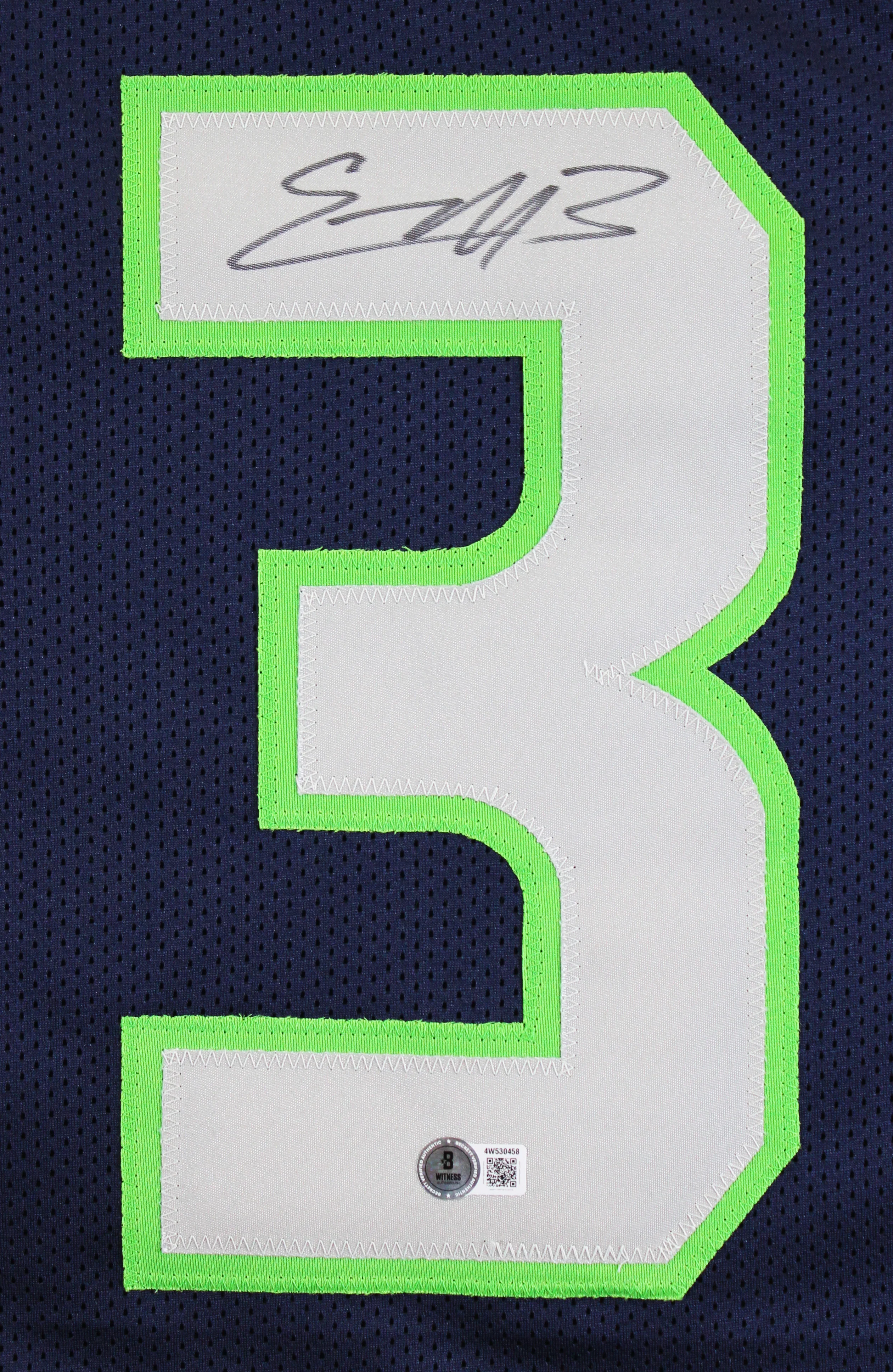 Nick Emmanwori Authentic Signed Navy Pro Style Jersey Autographed BAS Witnessed - Image 3