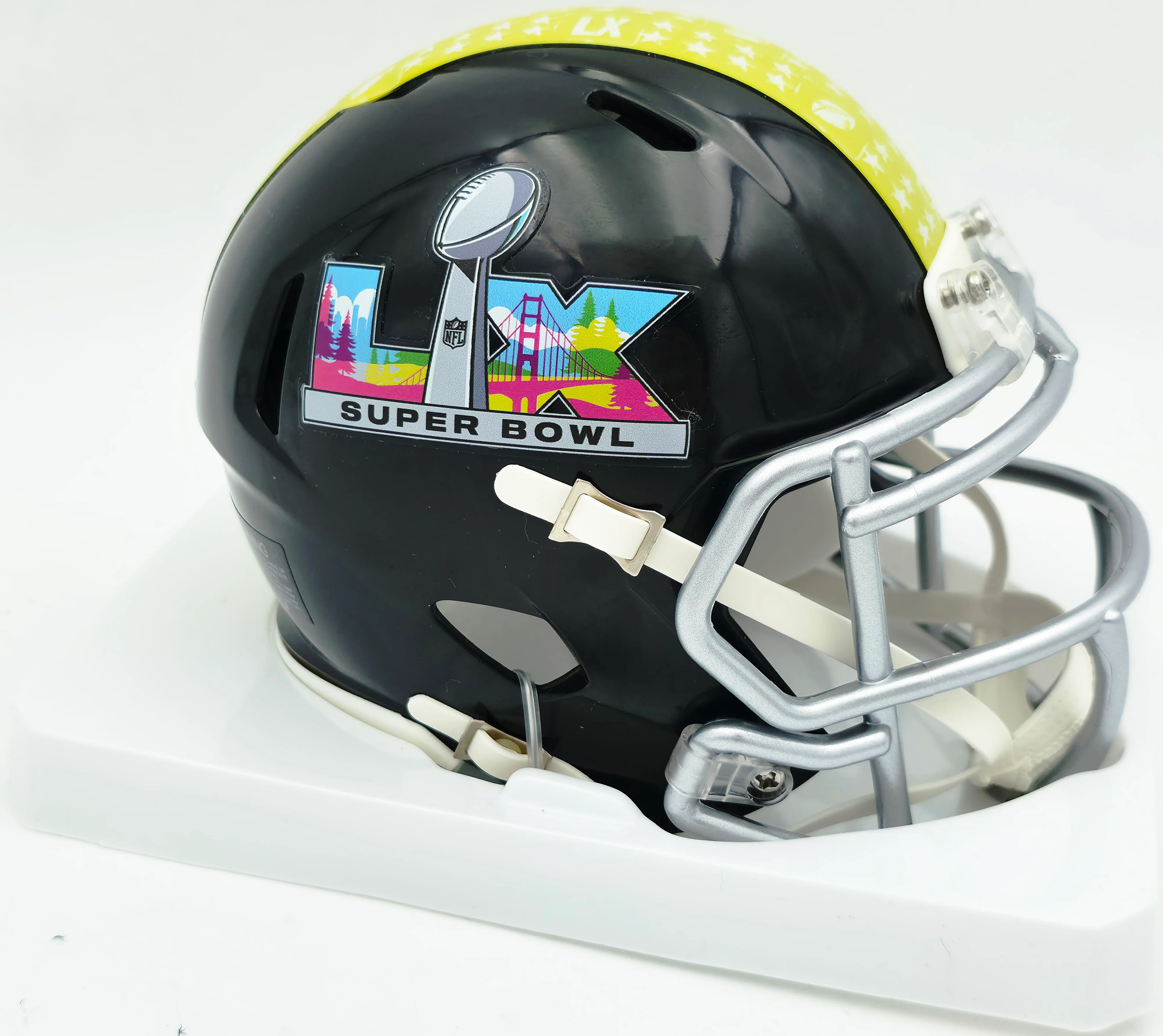 Nick Emmanwori Autographed Seattle Seahawks Black Super Bowl LX Logo Speed Mini Helmet Beckett BAS Witness #3W319892 - Image 4