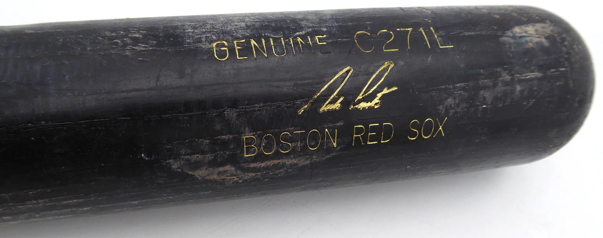 Nick Punto Unsigned Game Used Bat Louisville Slugger C271L Boston Red Sox SKU #253156 - Image 2