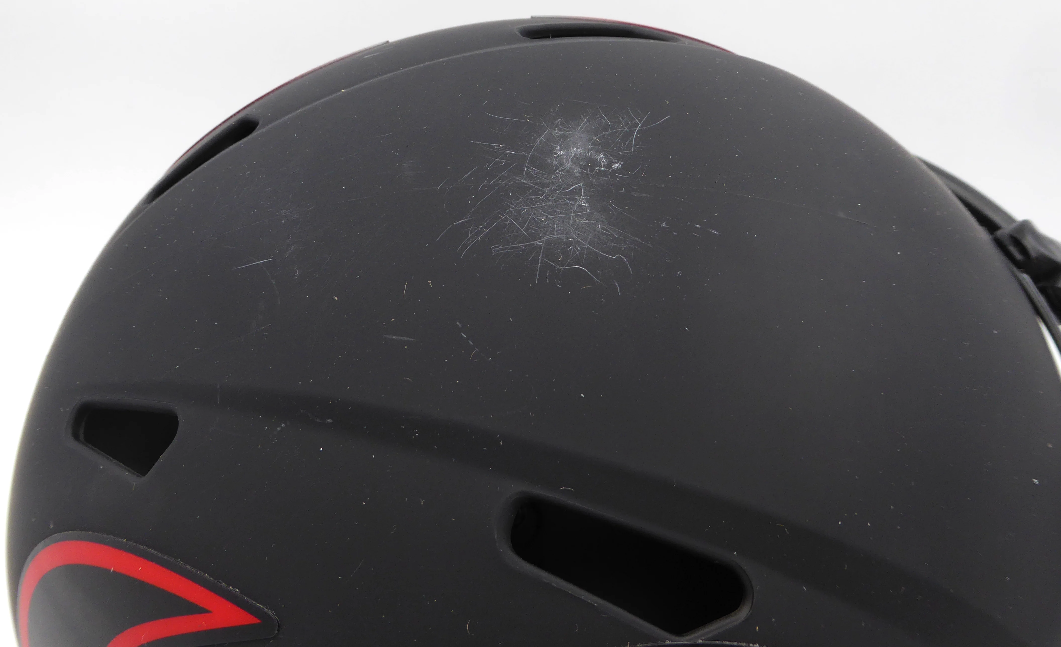 Nico Collins Autographed Eclipse Black Full Size Replica Helmet Houston Texans (Scratches) Beckett BAS QR #1W433069 - Image 3