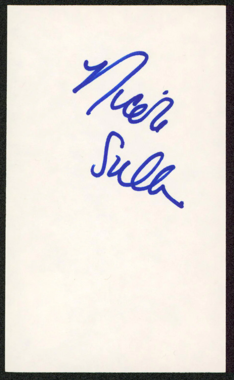Nicole Sullivan Mad TV Authentic Signed 3x5 Index Card Autographed BAS #BW70145 - Image 2
