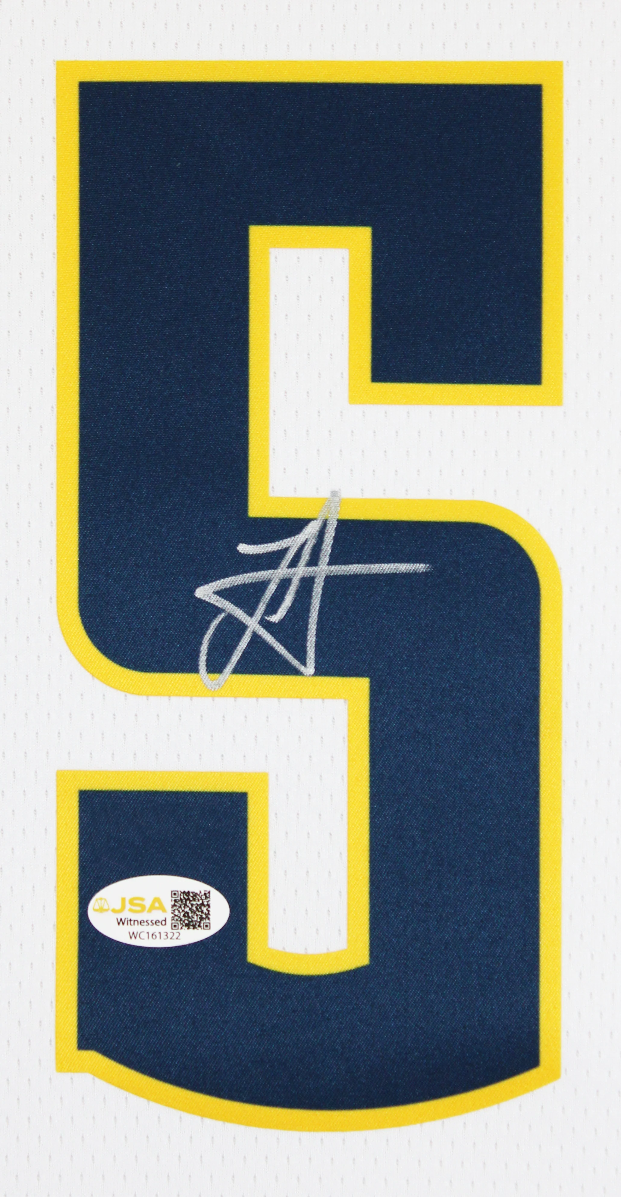 Nikola Jokic Authentic Signed White Pro Style Jersey Autographed JSA 3 - Image 3
