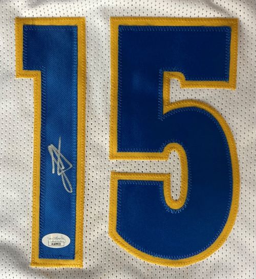 Nikola Jokic Denver Signed White Basketball Jersey JSA Hologram - Image 2