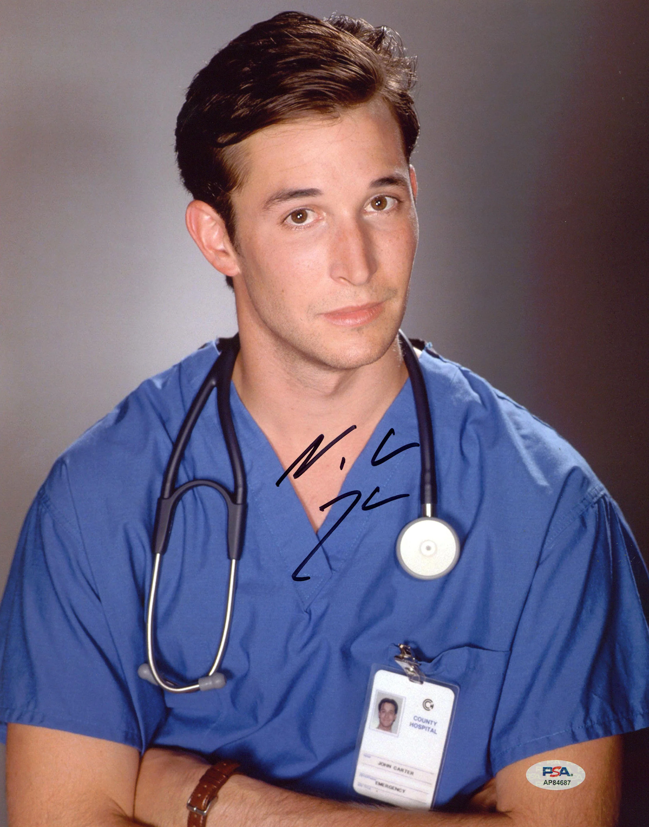 Noah Wyle E.R. Authentic Signed 11x14 Vertical Photo PSA/DNA #AP84687 - Image 2
