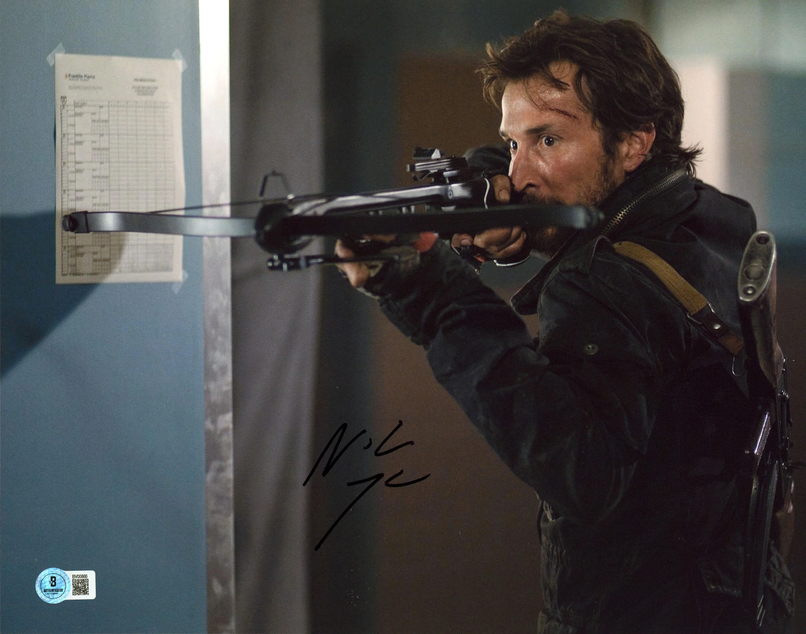 Noah Wyle Falling Skies Authentic Signed 11x14 Horizontal Photo BAS #BV00866 - Image 2