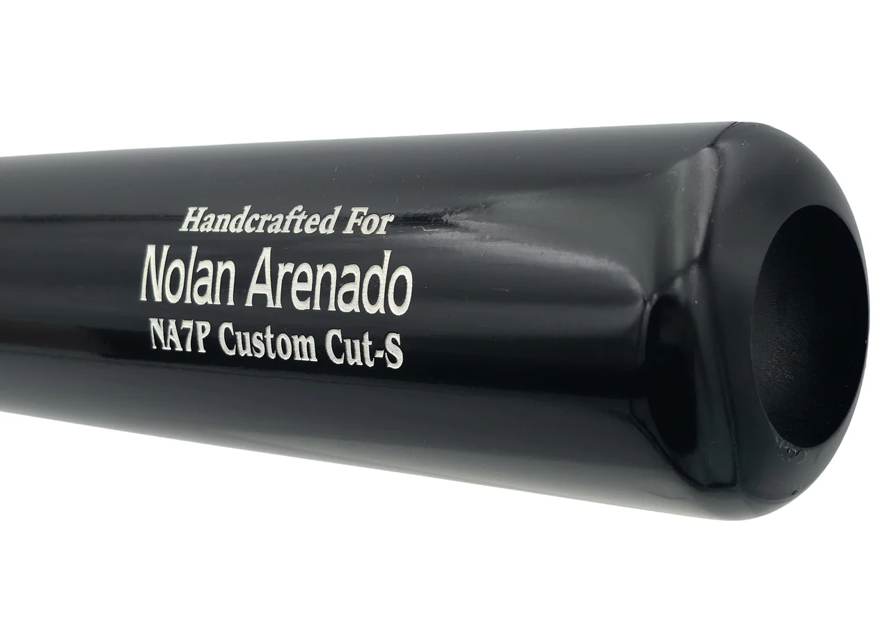 Nolan Arenado Autographed Black Marucci Player Model Baseball Bat St. Louis Cardinals (Marks) Fanatics & MLB Holo Stock #262509 - Image 4