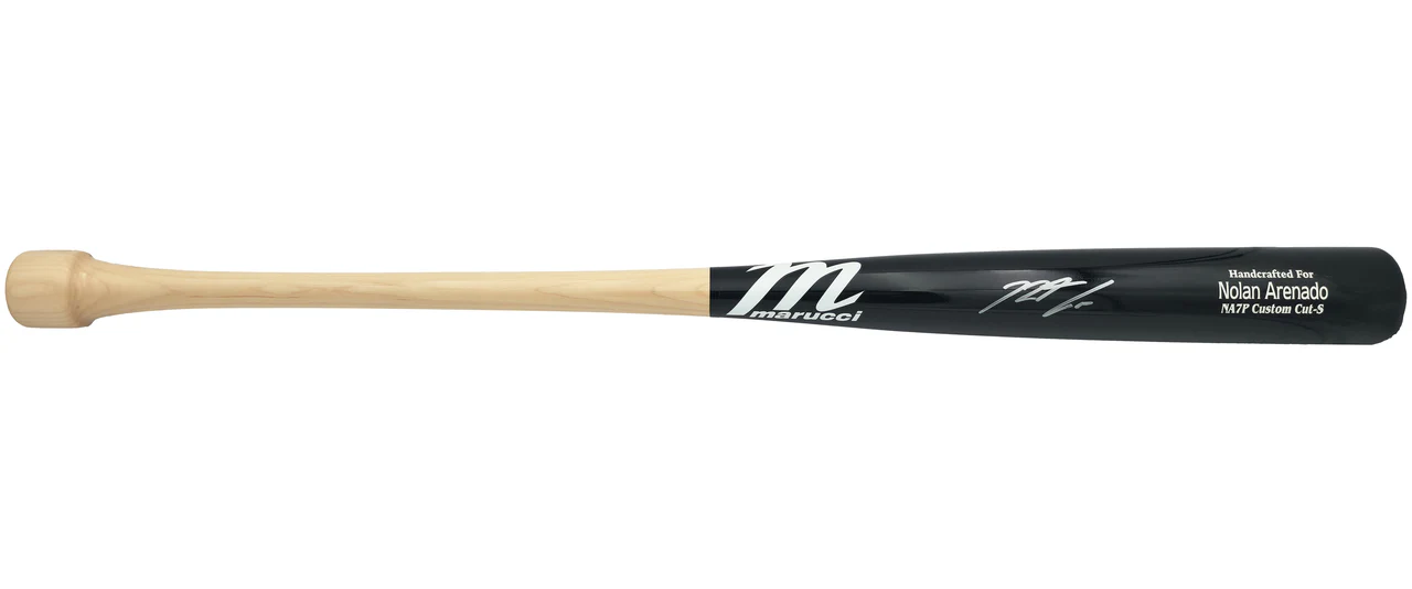 Nolan Arenado Autographed Black Marucci Player Model Baseball Bat St. Louis Cardinals (Marks) Fanatics & MLB Holo Stock #262509 - Image 5