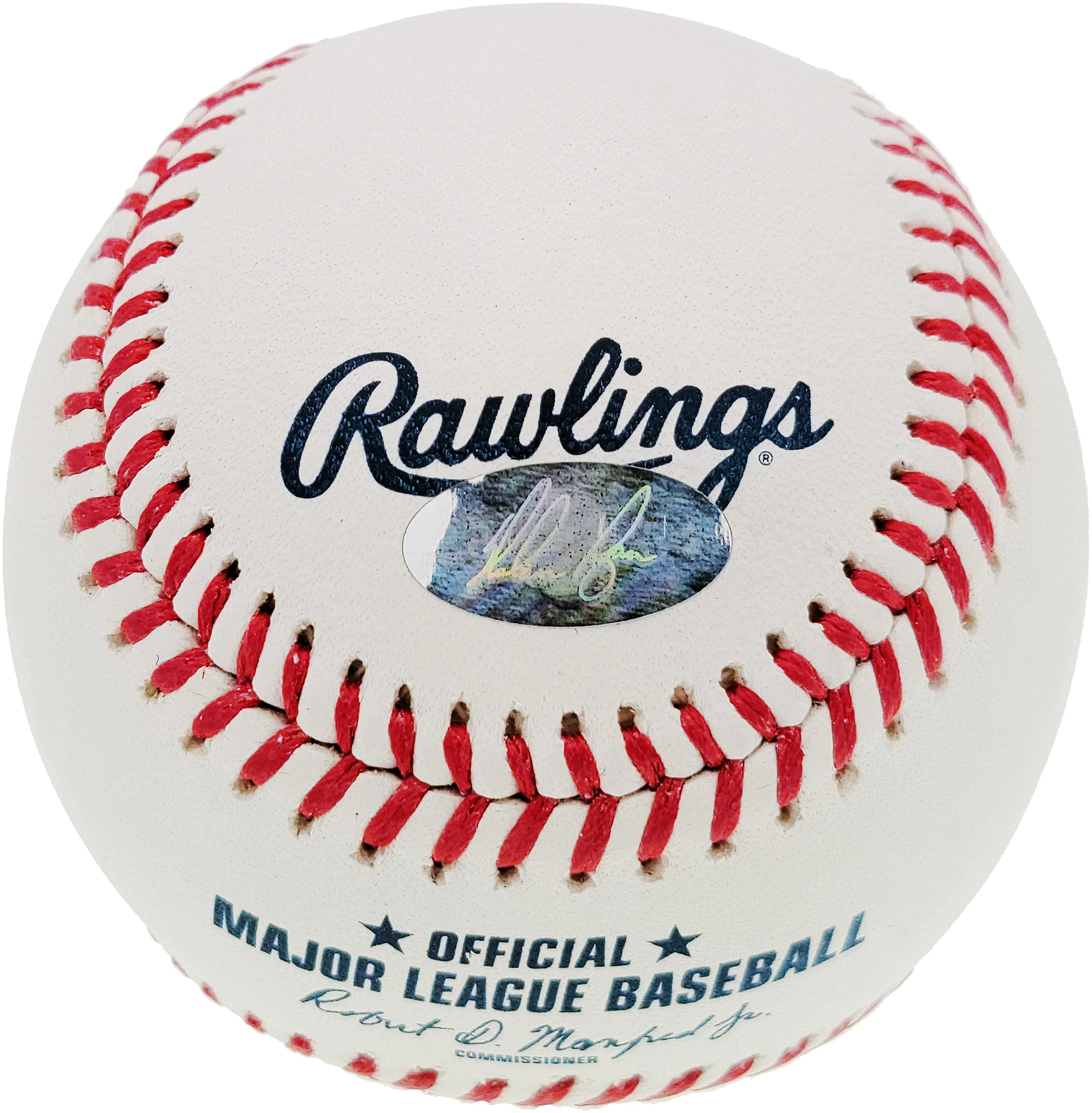 Nolan Ryan Autographed Official MLB Baseball Texas Rangers Beckett BAS Stock #201270 - Image 5