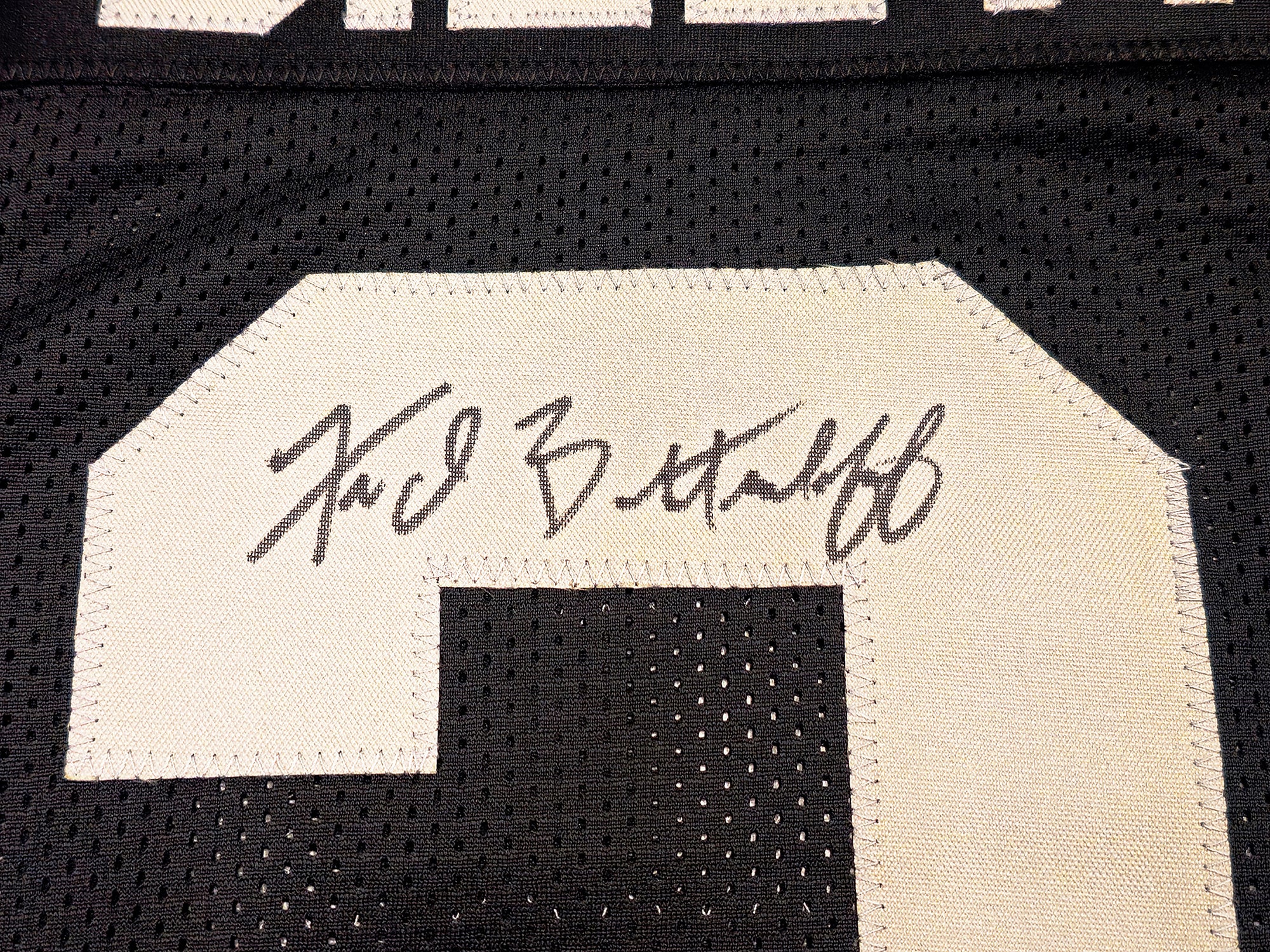 Oakland Raiders Fred Biletnikoff Autographed Black Jersey "SB XI MVP" Beckett BAS Witness Stock #230002 - Image 4