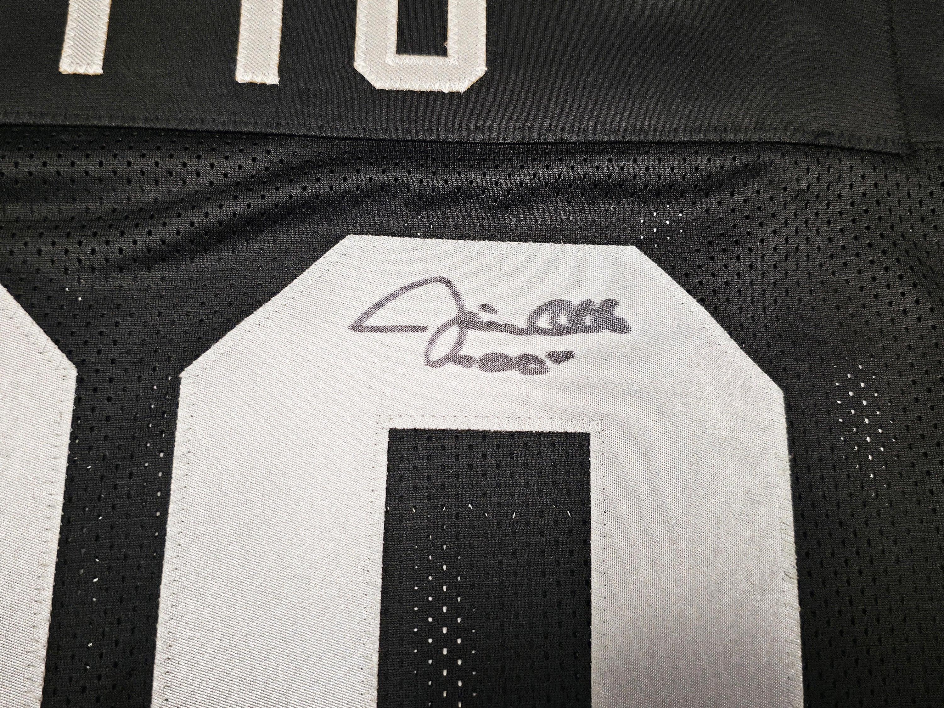 Oakland Raiders Jim Otto Autographed Black Jersey GTSM Stock #256891 - Image 3