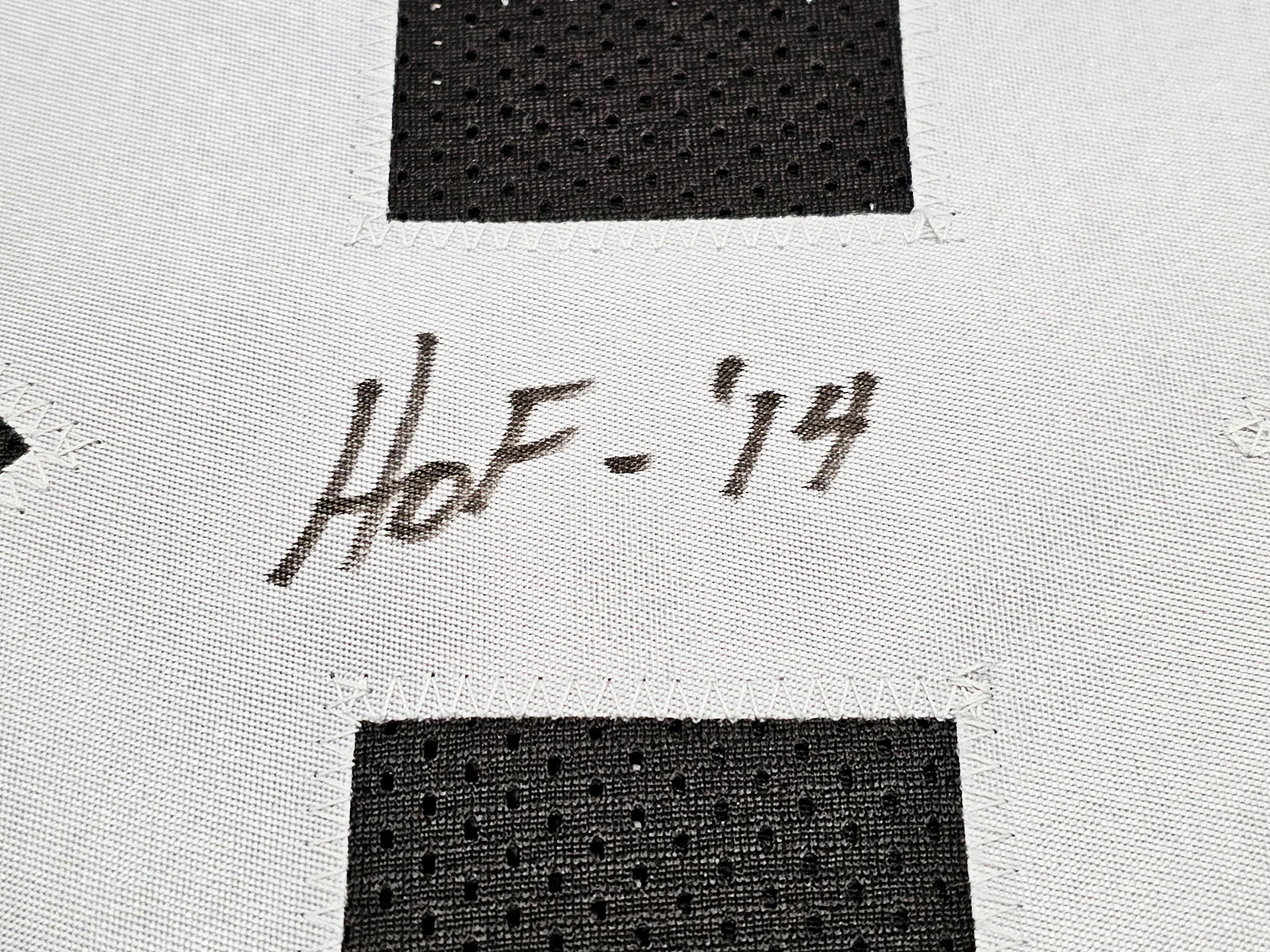 Oakland Raiders Ray Guy Autographed Black Jersey "HOF '14" Beckett BAS QR Stock #212446 - Image 5