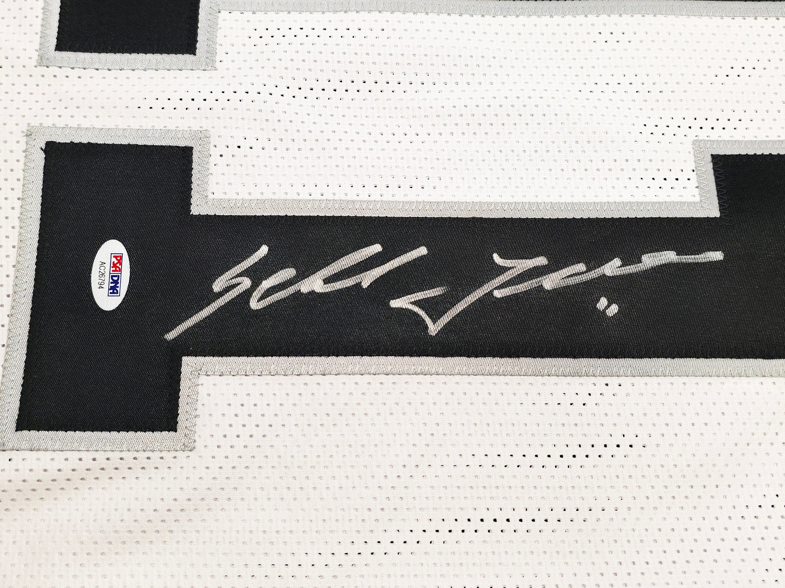 Oakland Raiders Sebastian Janikowski Autographed White Jersey PSA/DNA Stock #253317 - Image 3
