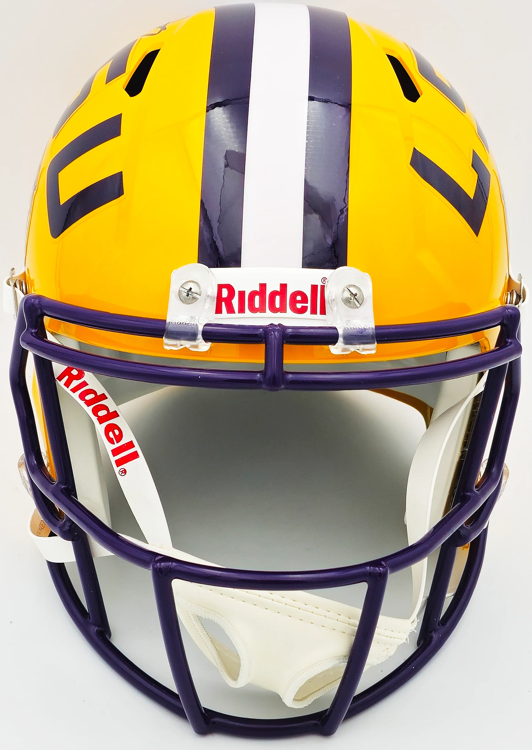 Odell Beckham Jr. Autographed LSU Tigers Yellow Full Size Speed Replica Helmet Beckett BAS Witness Stock #235086 - Image 3