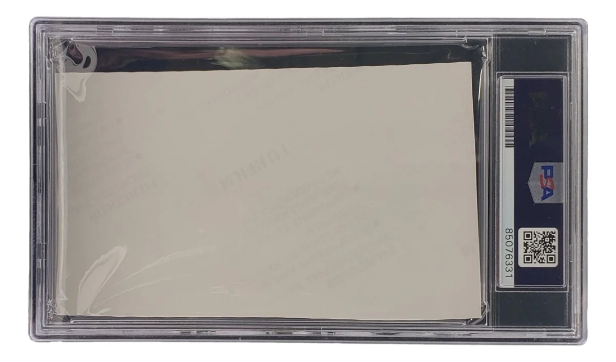 Odell Beckham Jr Signed Slabbed Baltimore Ravens Cut Signature PSA/DNA 85076331 - Image 2