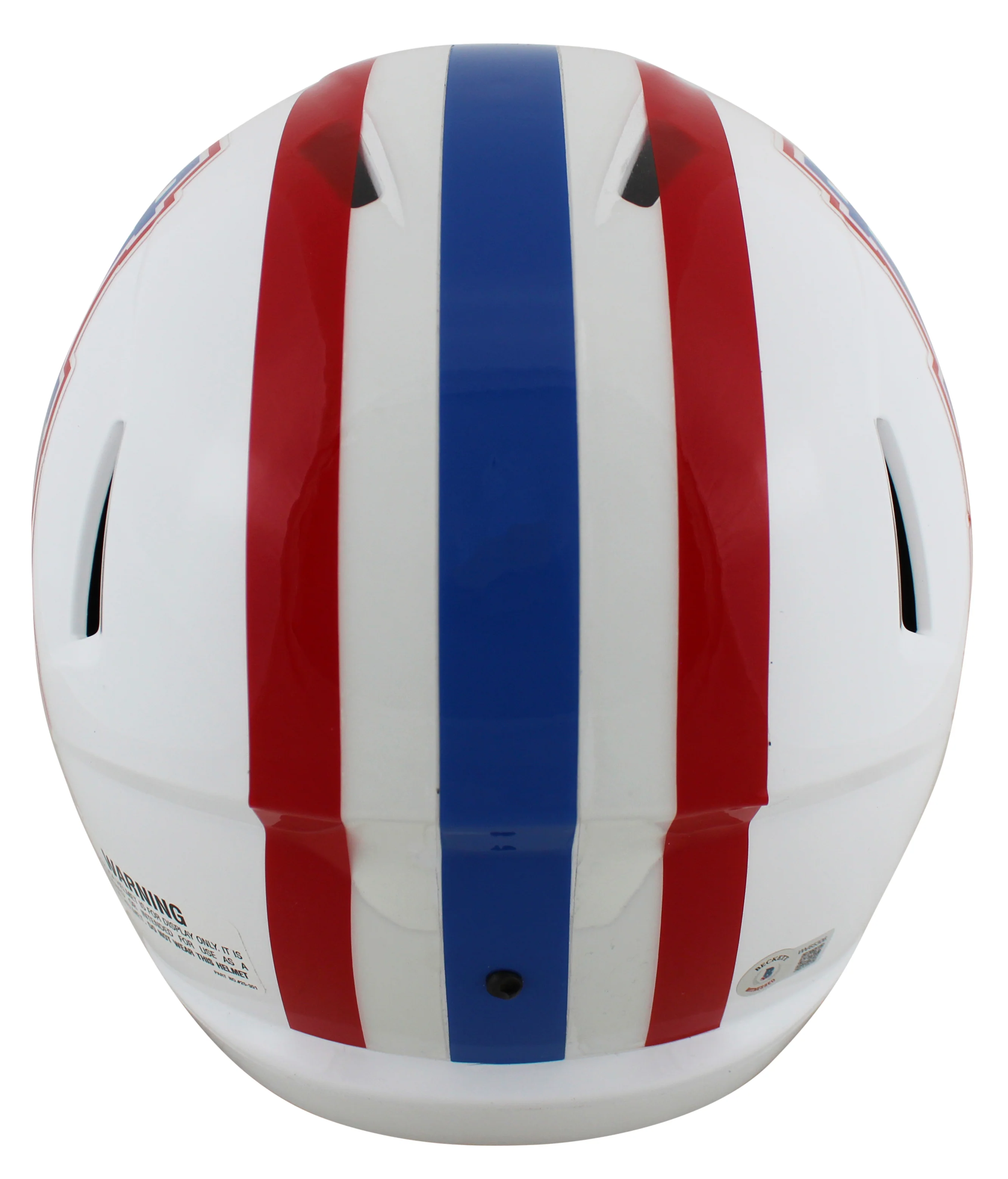 Oilers Earl Campbell "HOF" Signed 1981-98 TB F/S Speed Rep Helmet W/ Case BAS W - Image 4