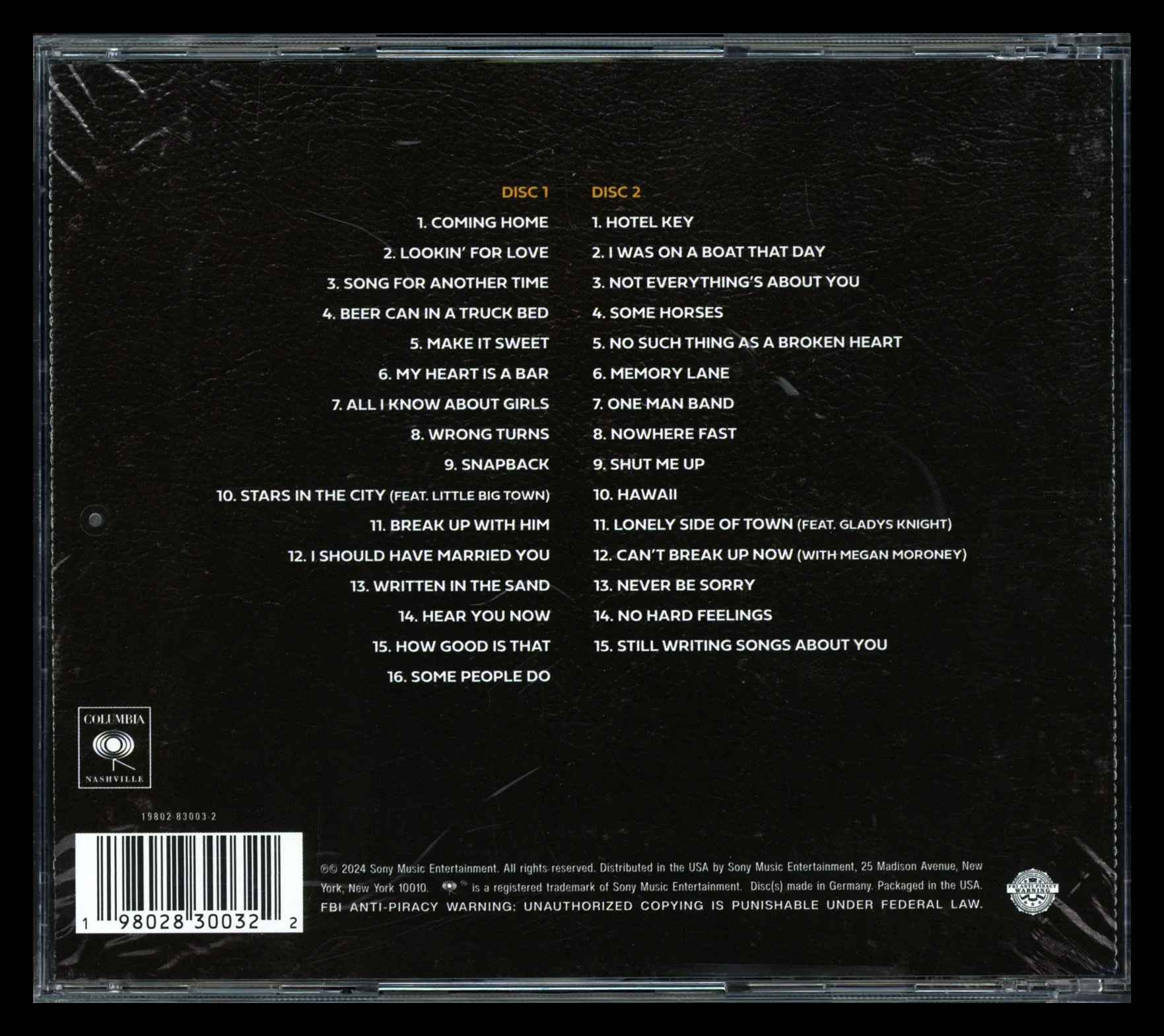 Old Dominion Autographed "Odies But Goodies" CD Cover Signed By All 5 Band Members Beckett BAS #AE08280 - Image 2