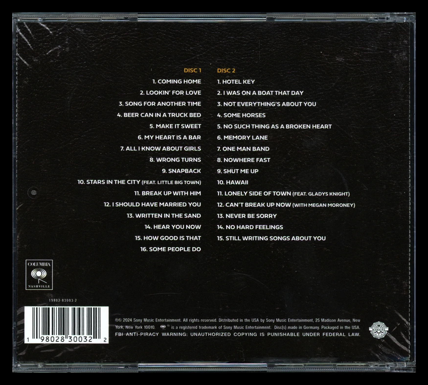 Old Dominion Autographed "Odies But Goodies" CD Cover Signed By All 5 Band Members Beckett BAS #AE08281 - Image 3