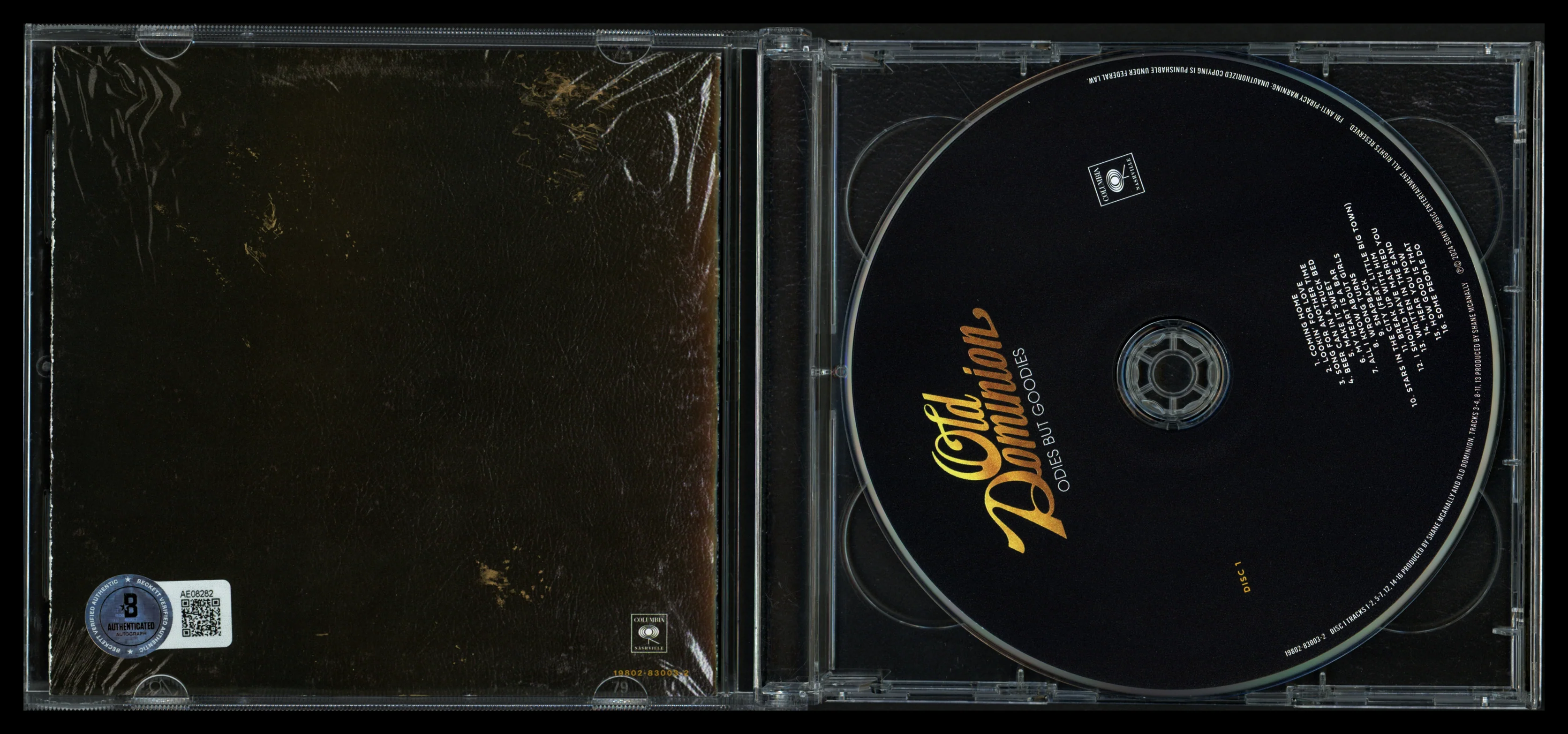 Old Dominion Autographed "Odies But Goodies" CD Cover Signed By All 5 Band Members Beckett BAS #AE08282 - Image 2