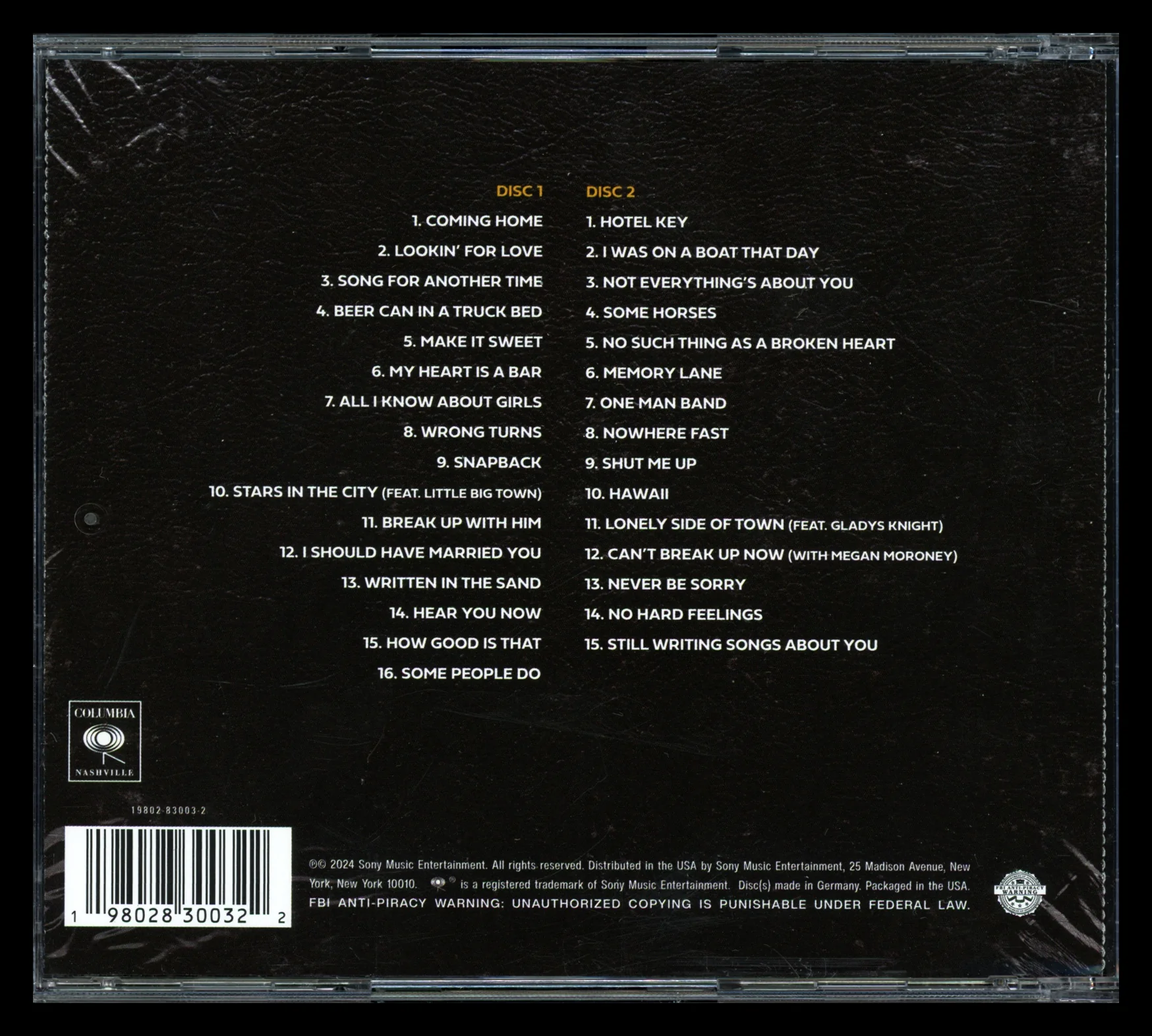 Old Dominion Autographed "Odies But Goodies" CD Cover Signed By All 5 Band Members Beckett BAS #AE08282 - Image 3