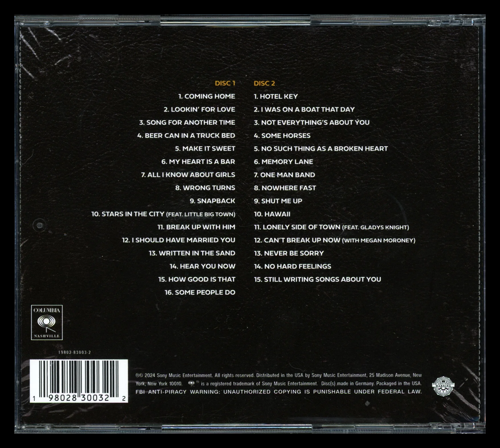Old Dominion Autographed "Odies But Goodies" CD Cover Signed By All 5 Band Members Beckett BAS #AE08283 - Image 2