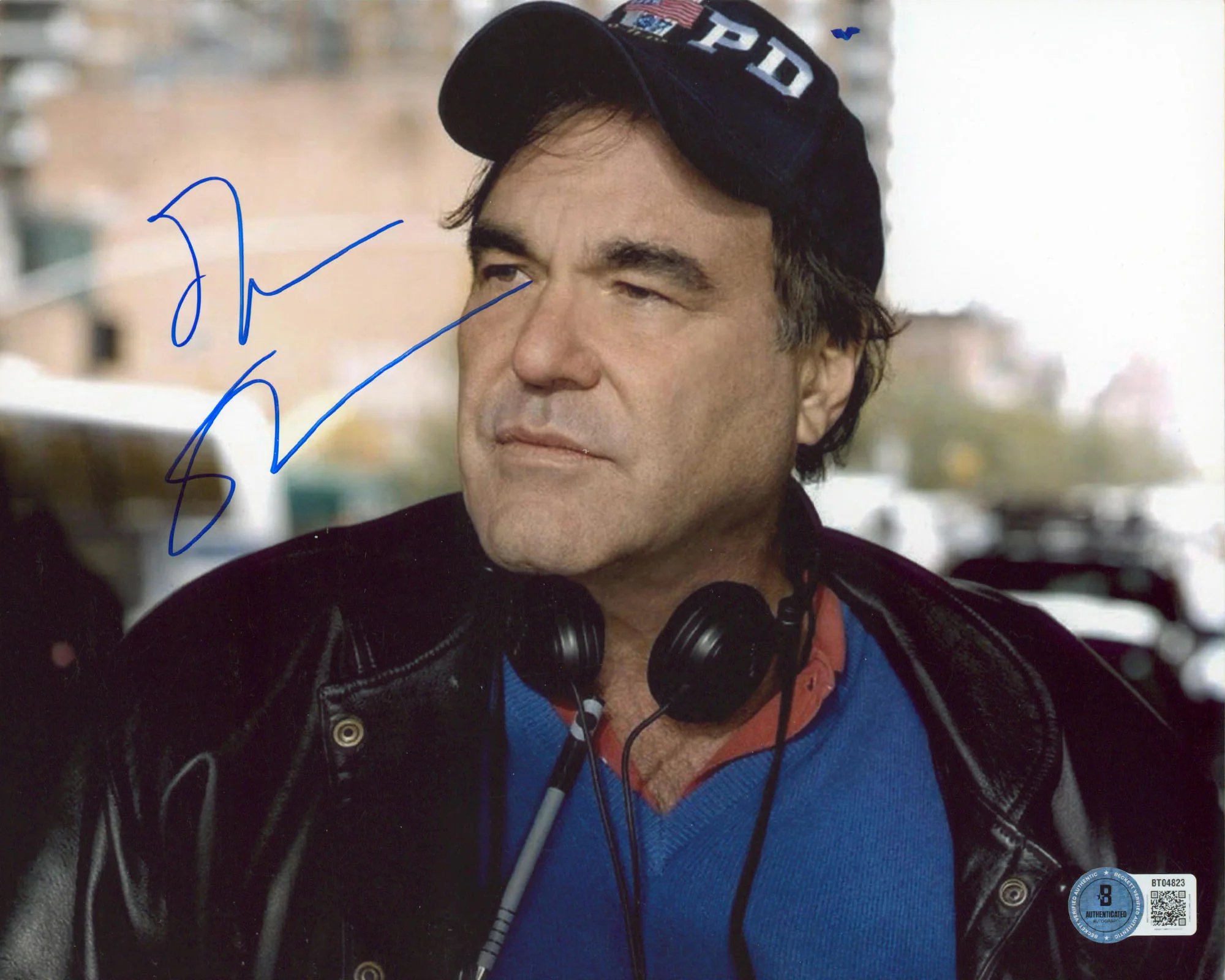 Oliver Stone Natural Born Killers Authentic Signed 8x10 Photo BAS #BT04823 - Image 2
