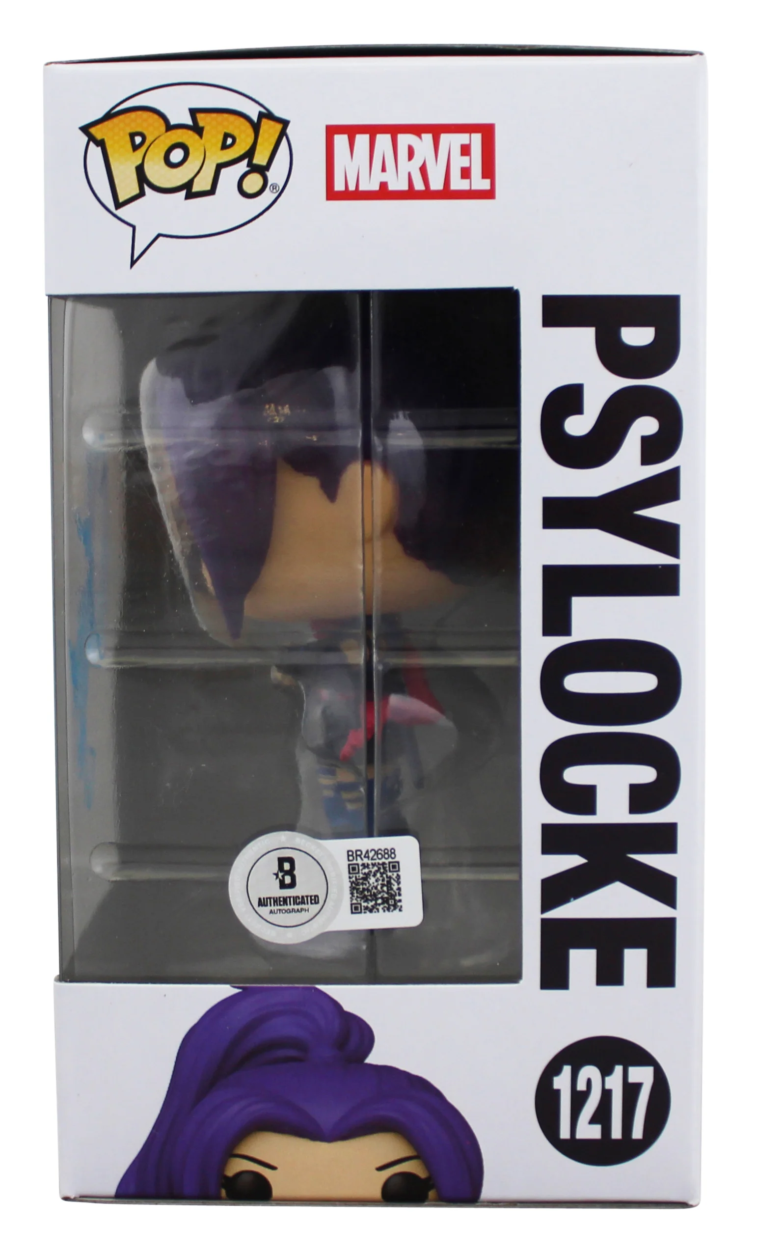 Olivia Munn X-Men Authentic Signed Psylocke #1217 Funko Pop Vinyl Figure BAS - Image 4