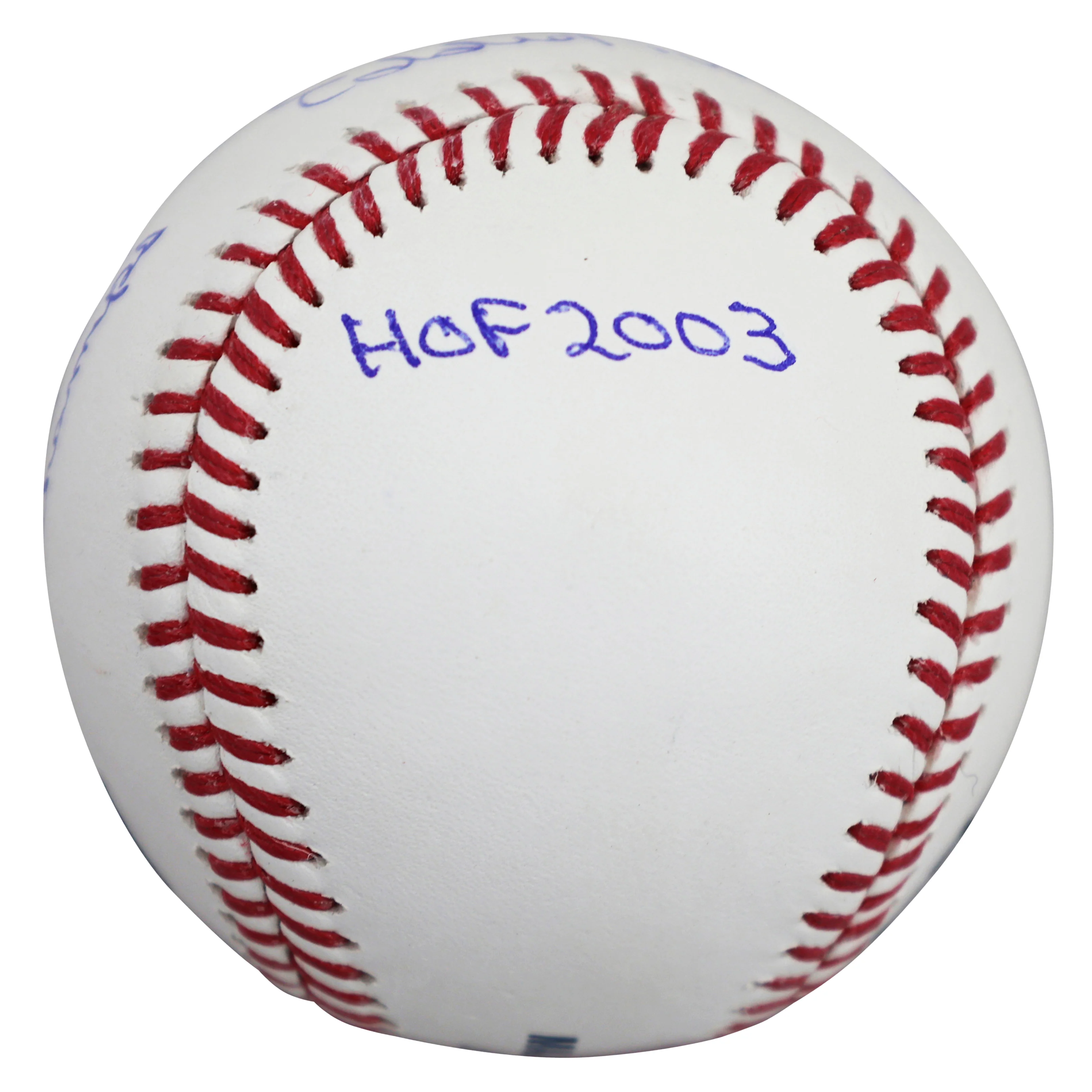Orioles Eddie Murray "Career Stat" Signed Manfred Oml Baseball W/ Case BAS Wit - Image 8