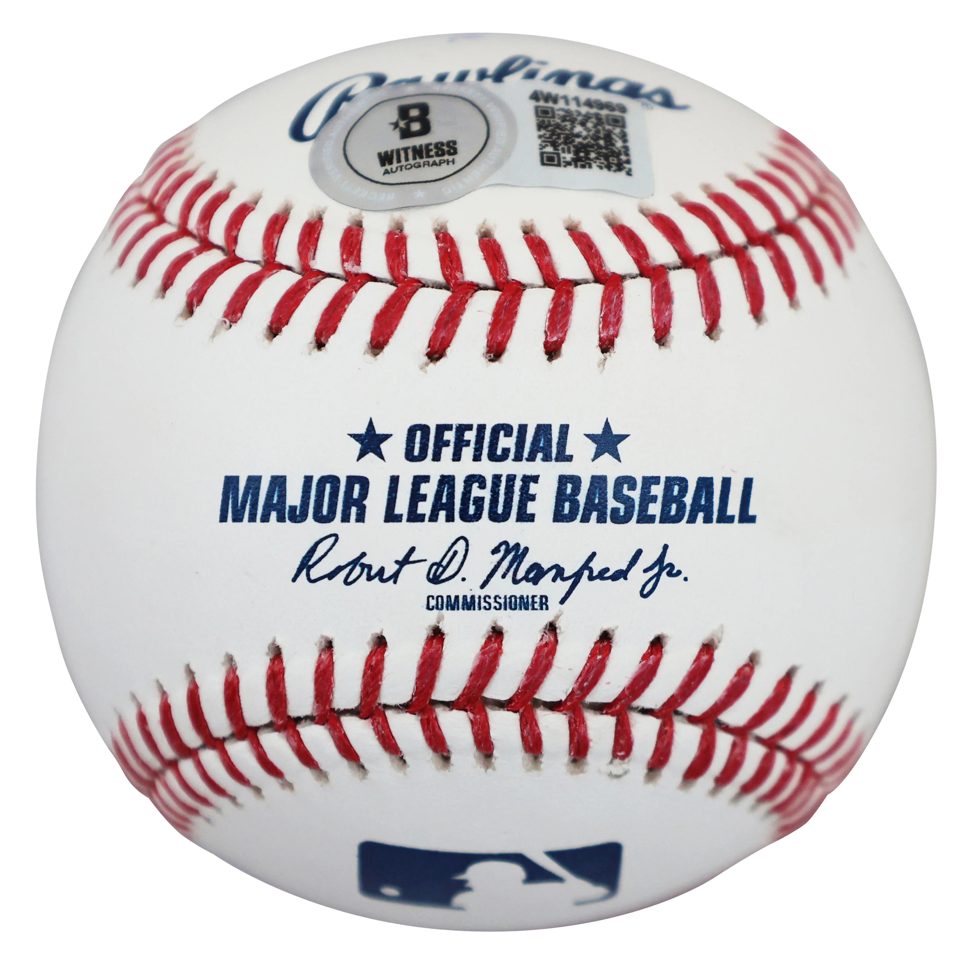 Orioles Eddie Murray "Career Stat" Signed Manfred Oml Baseball W/ Case BAS Wit - Image 9