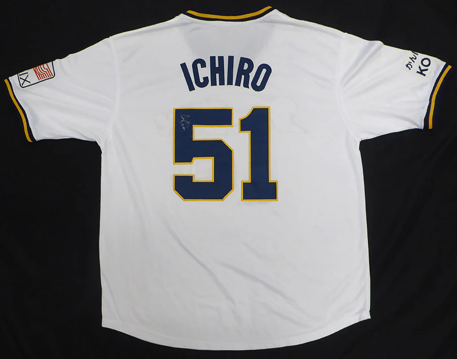 Orix Blue Wave Ichiro Suzuki Autographed White Kooy Jersey JSA #ZZ13955 - Image 2