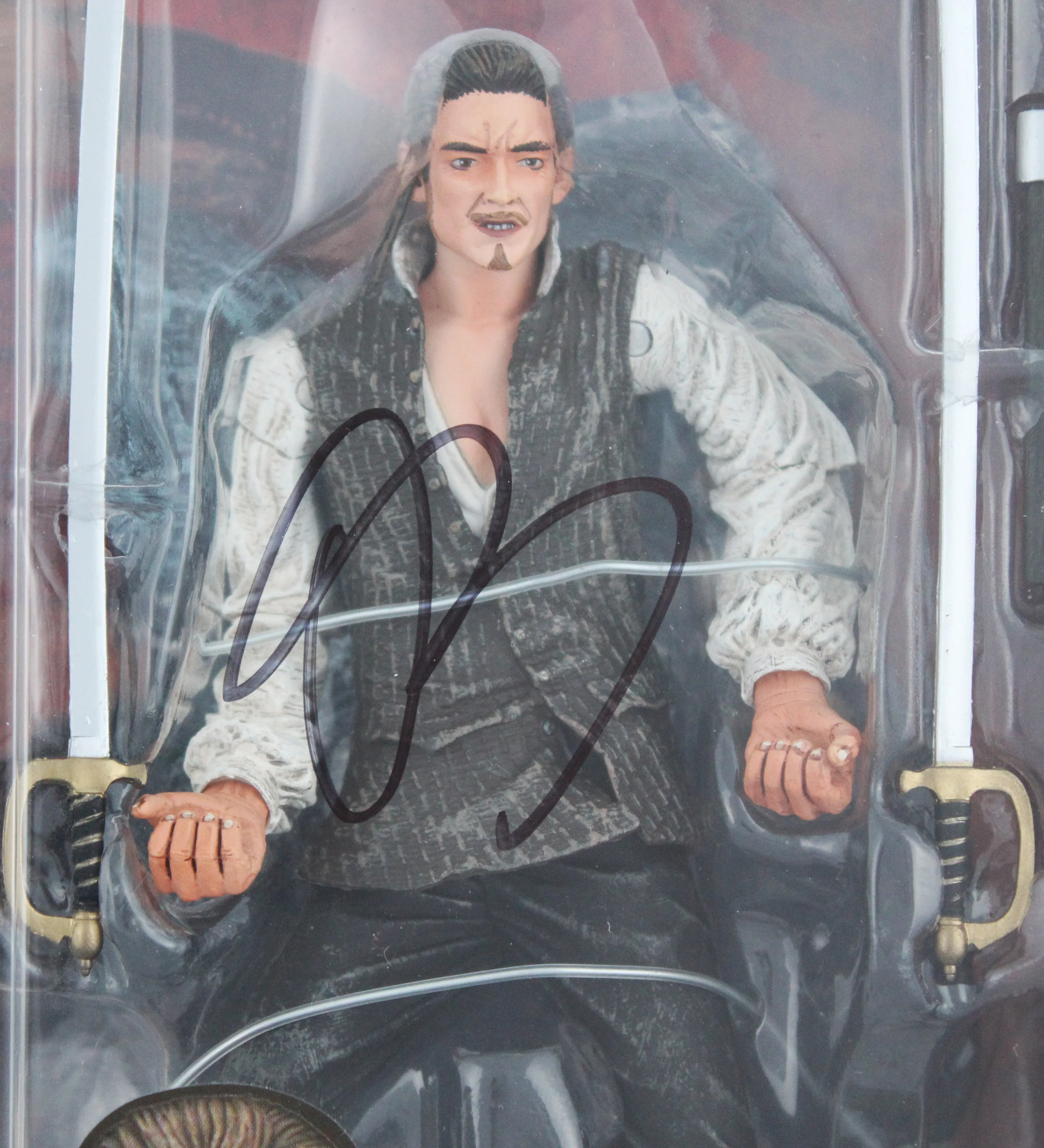 Orlando Bloom Pirates Of The Caribbean Signed Will Turner Action Figure PSA/DNA - Image 3