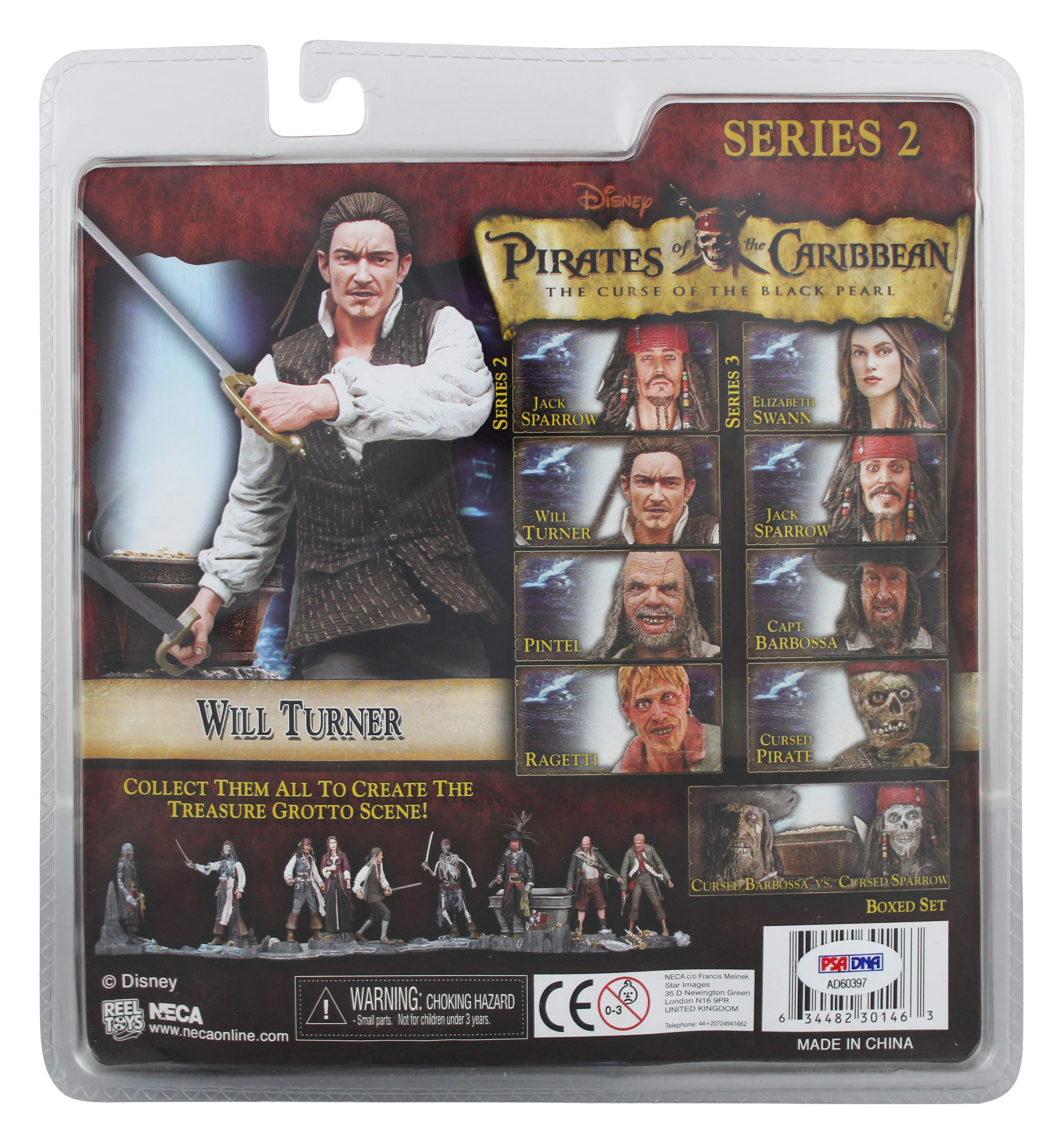 Orlando Bloom Pirates Of The Caribbean Signed Will Turner Action Figure PSA/DNA - Image 4