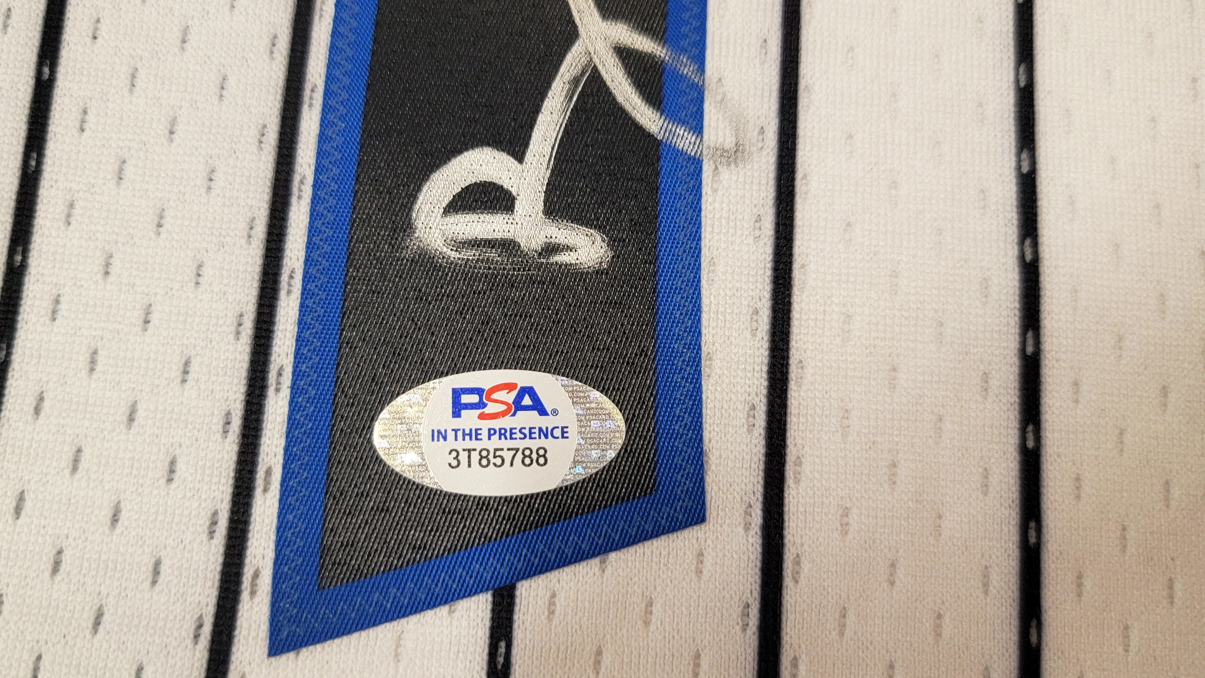 Orlando Magic Anfernee "Penny" Hardaway Autographed 1993-94 Mitchell & Ness Hardwood Classics White Jersey Size L PSA/DNA #3T85788 - Image 4