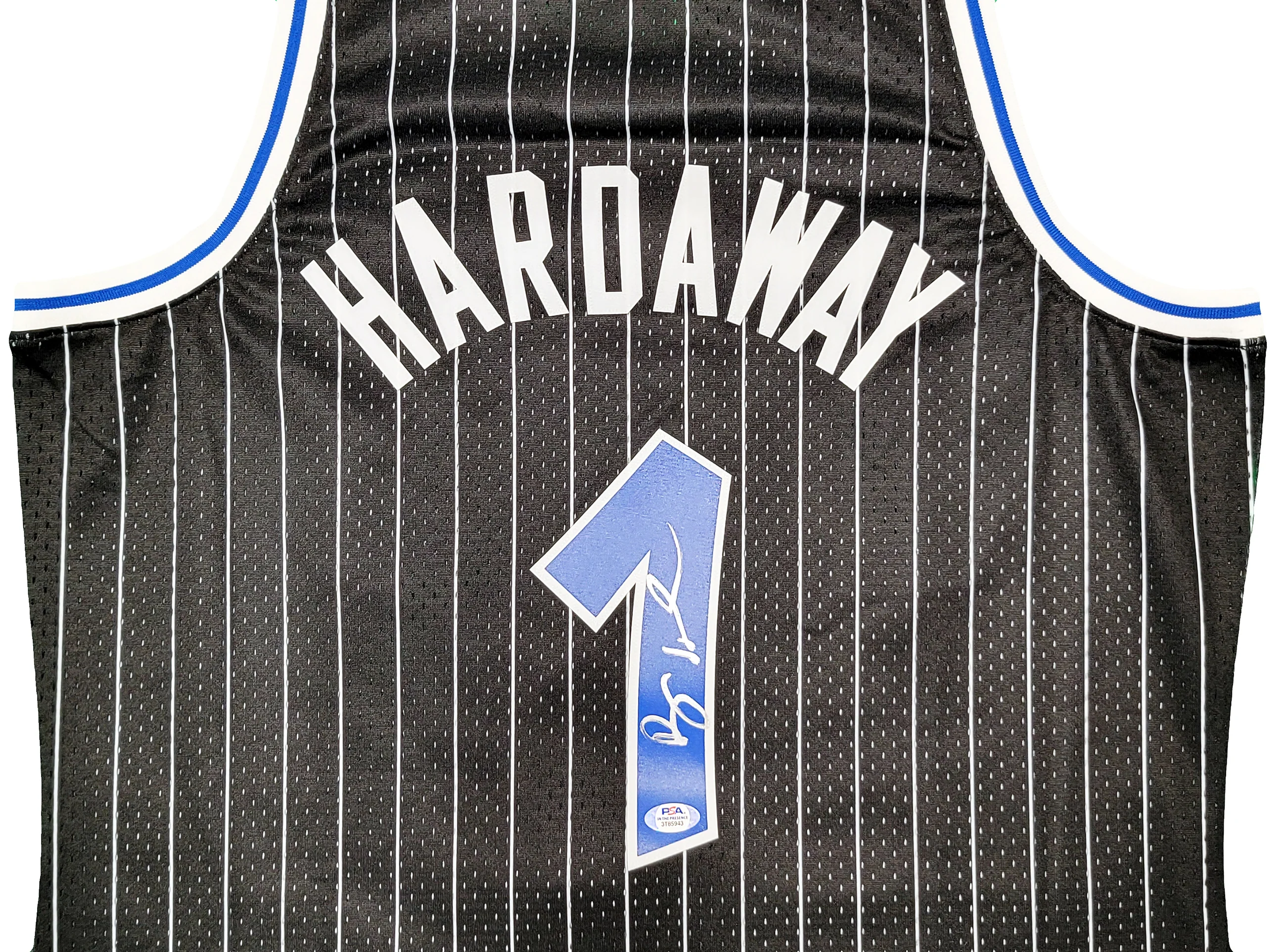 Orlando Magic Anfernee Penny Hardaway Autographed Black Authentic Mitchell & Ness 1994-95 Hardwood Classic Swingman Jersey Size L PSA/DNA Stock #208253 - Image 3