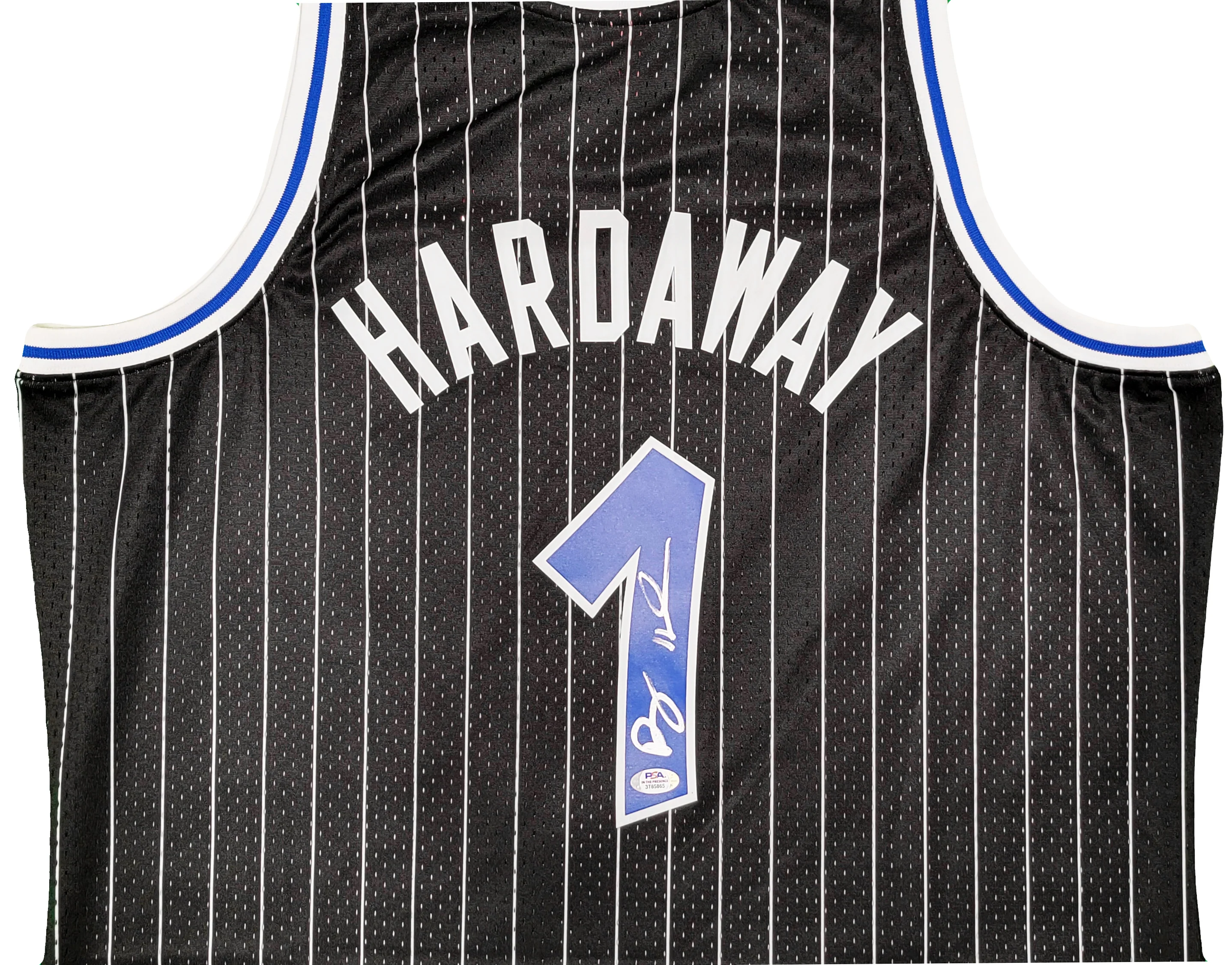 Orlando Magic Anfernee Penny Hardaway Autographed Black Authentic Mitchell & Ness 1994-95 Hardwood Classic Swingman Jersey Size XL PSA/DNA Stock #208252 - Image 3