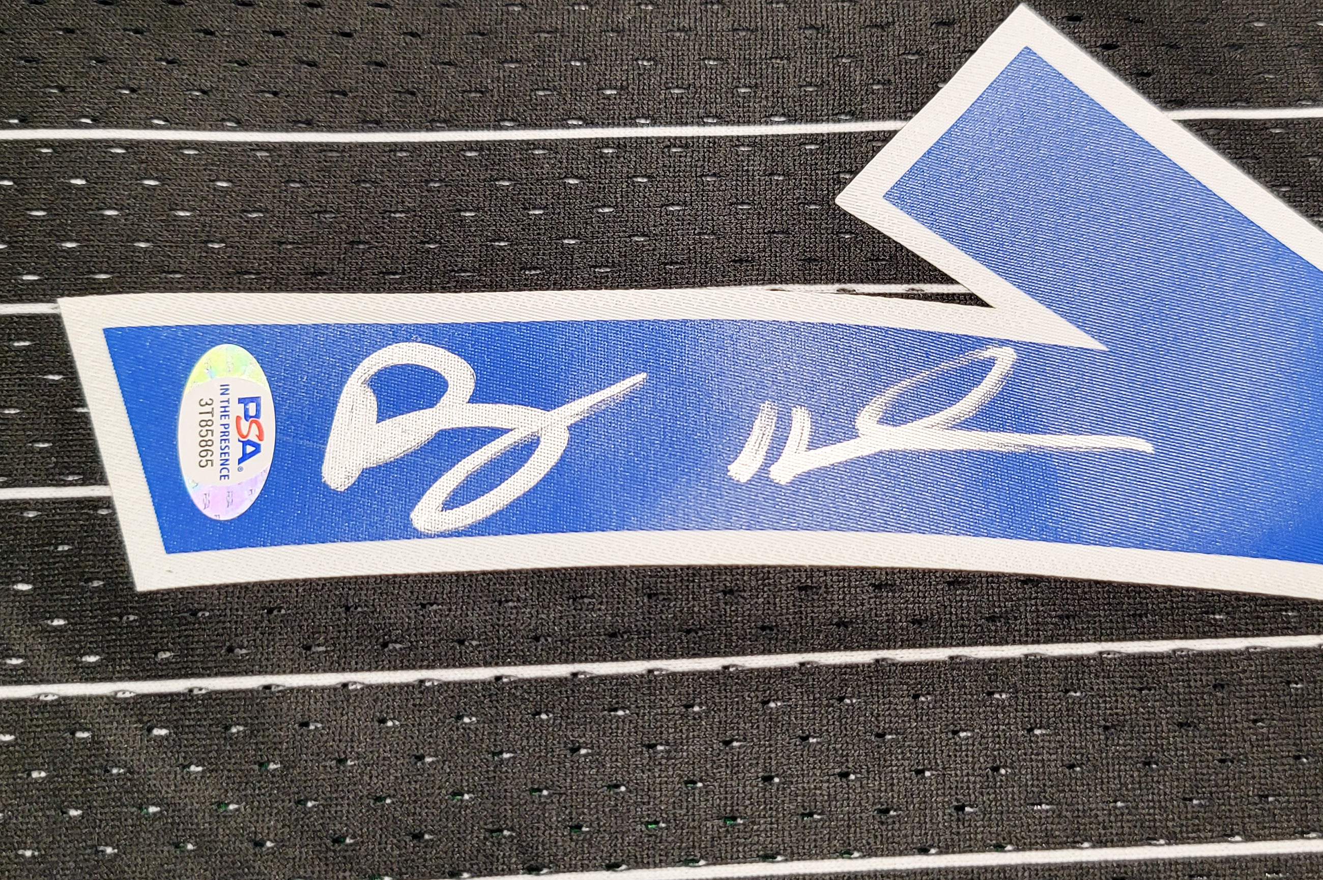 Orlando Magic Anfernee Penny Hardaway Autographed Black Authentic Mitchell & Ness 1994-95 Hardwood Classic Swingman Jersey Size XL PSA/DNA Stock #208252 - Image 4