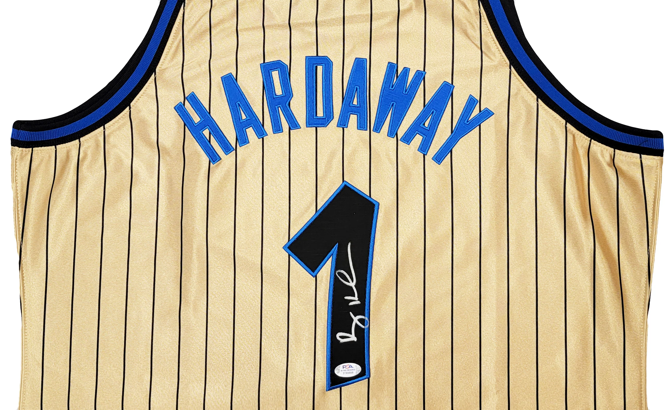 Orlando Magic Anfernee Penny Hardaway Autographed Gold Authentic Mitchell & Ness 1993-94 75th Anniversary Hardwood Classic Swingman Jersey Size XL PSA/DNA Stock #208250 - Image 3