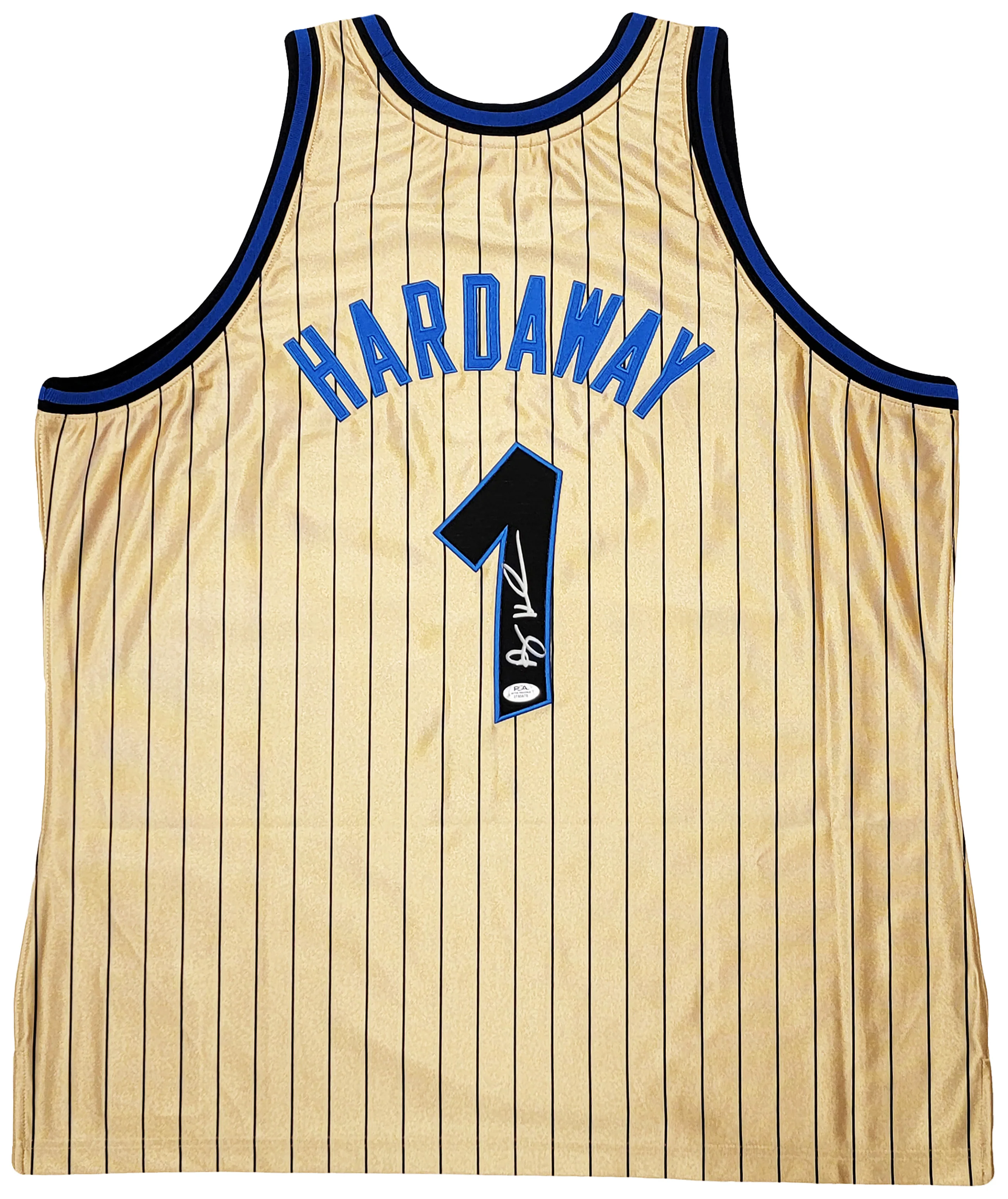 Orlando Magic Anfernee Penny Hardaway Autographed Gold Authentic Mitchell & Ness 1993-94 75th Anniversary Hardwood Classic Swingman Jersey Size XXL PSA/DNA Stock #208249 - Image 2