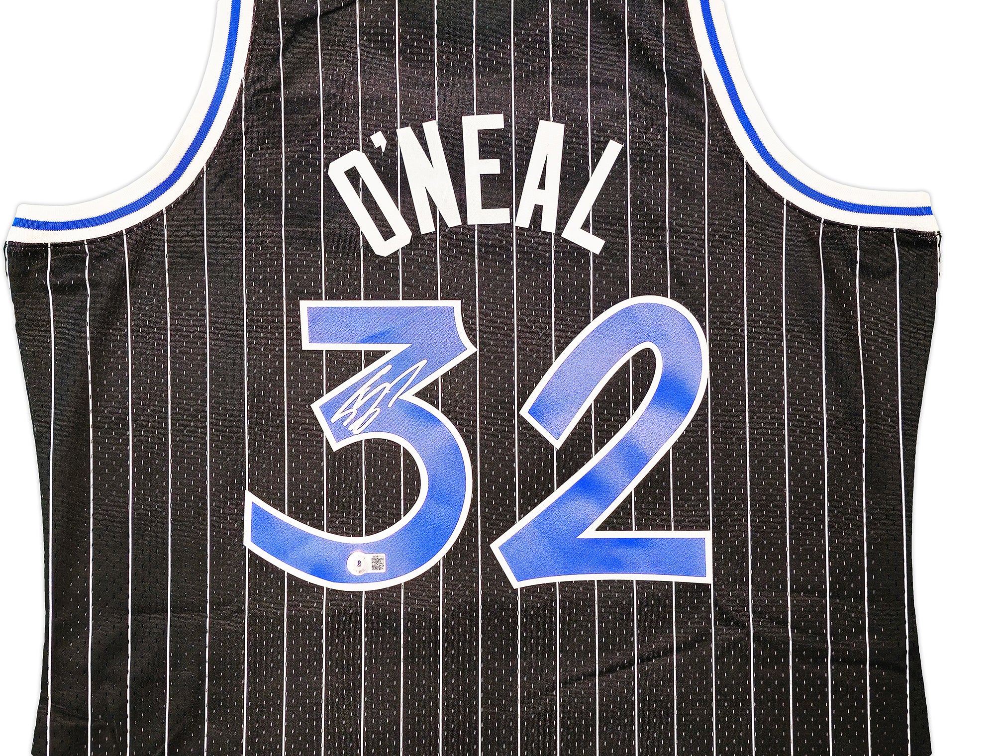 Orlando Magic Shaquille Shaq O'Neal Autographed Black Authentic Mitchell & Ness 1994-95 HWC Swingman Jersey Size XL Beckett BAS Witness Stock #235521 - Image 3